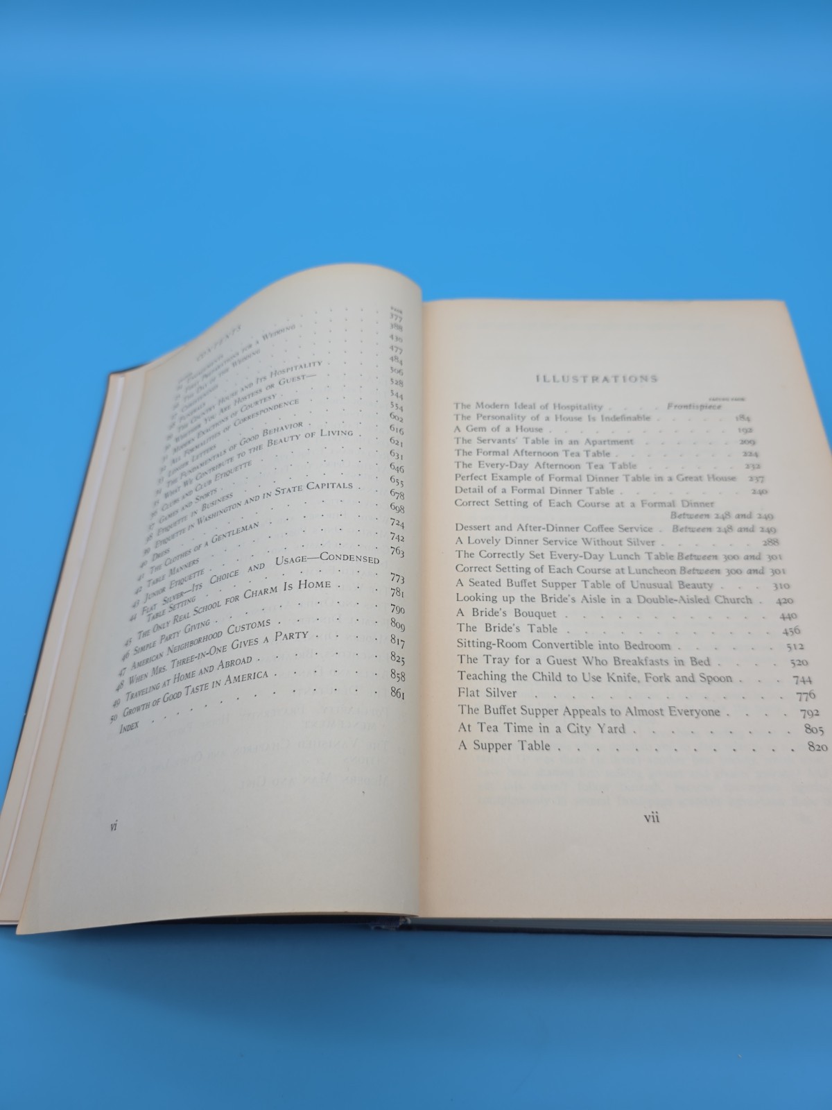 Vintage Etiquette by Emily Post Hardcover Book Funk & Wagnalls Company