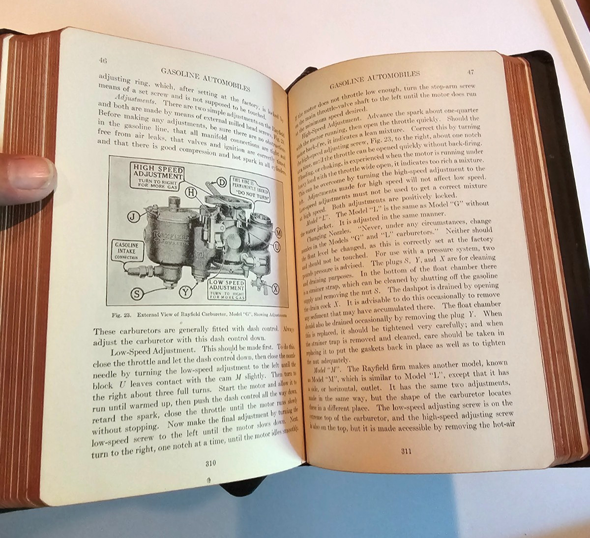 AUTOMOBILE ENGINEERING AMERICAN TECHNICAL SOCIETY COMPLETE SET OF 5 BOOKS – 1926