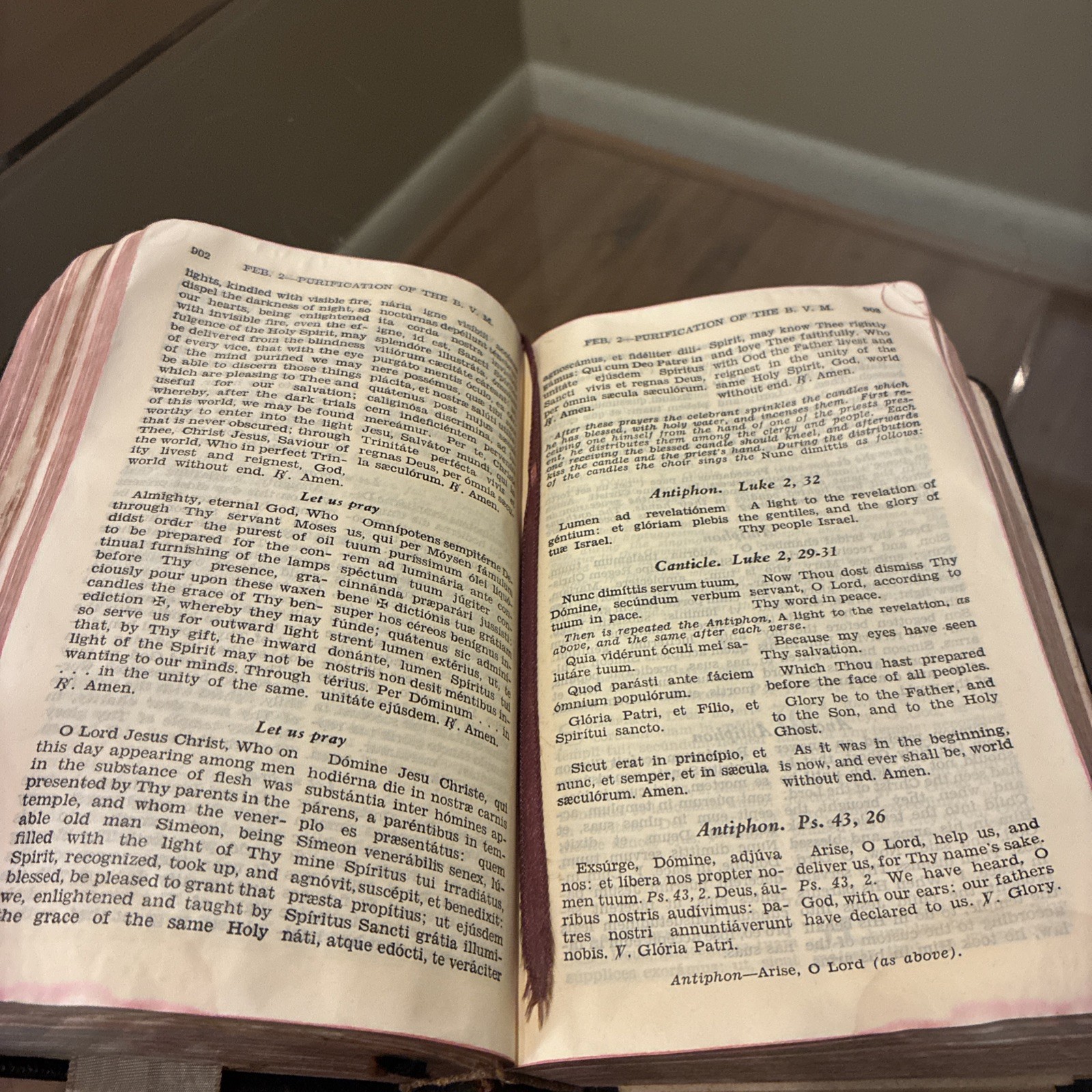1937 The New Roman Missal Father Lasance Leather Latin English w Prayer Cards