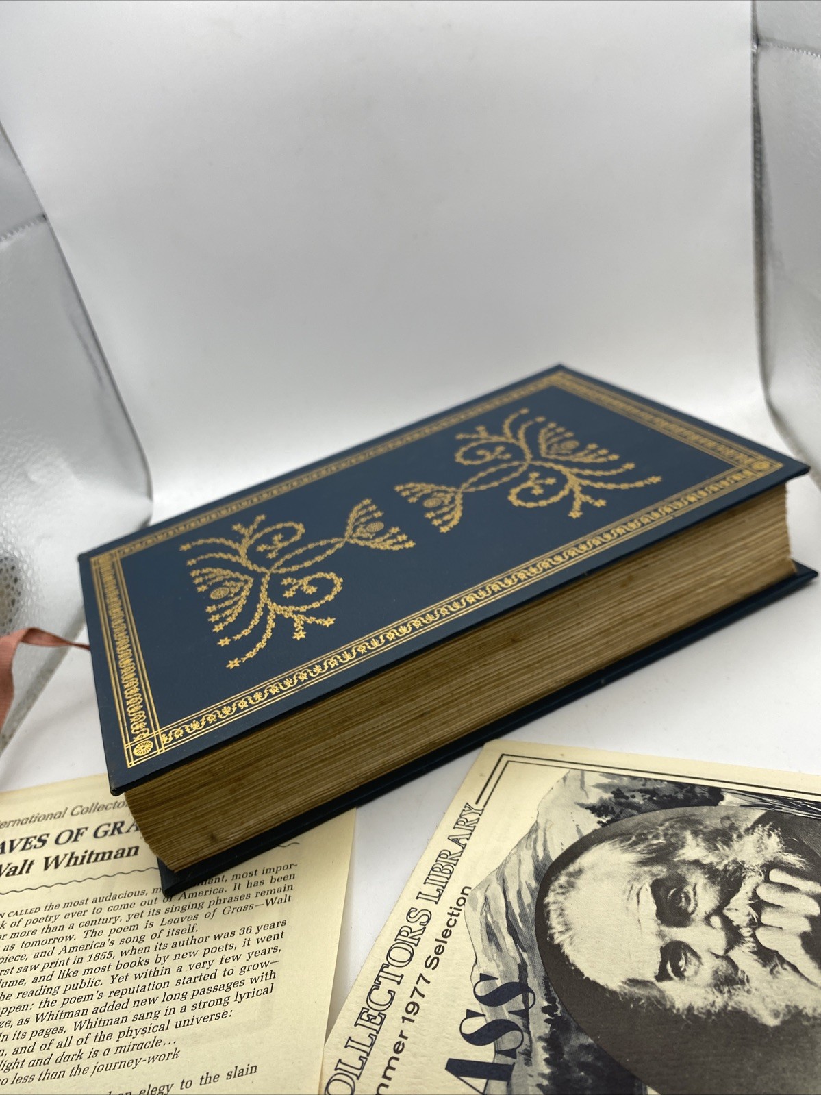 Leaves of Grass By Walt Whitman Hardcover Book International Collectors Library