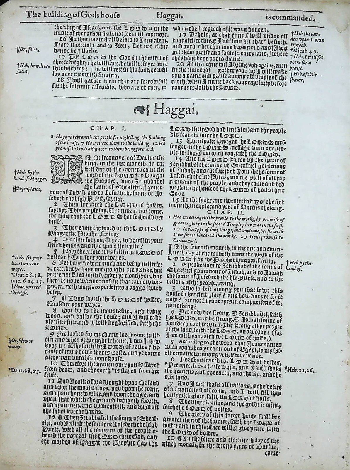 1614 KING JAMES BIBLE OLD TESTAMENT TITLE PAGE LEAVES * YOU PICK* KJV 400 YEARS