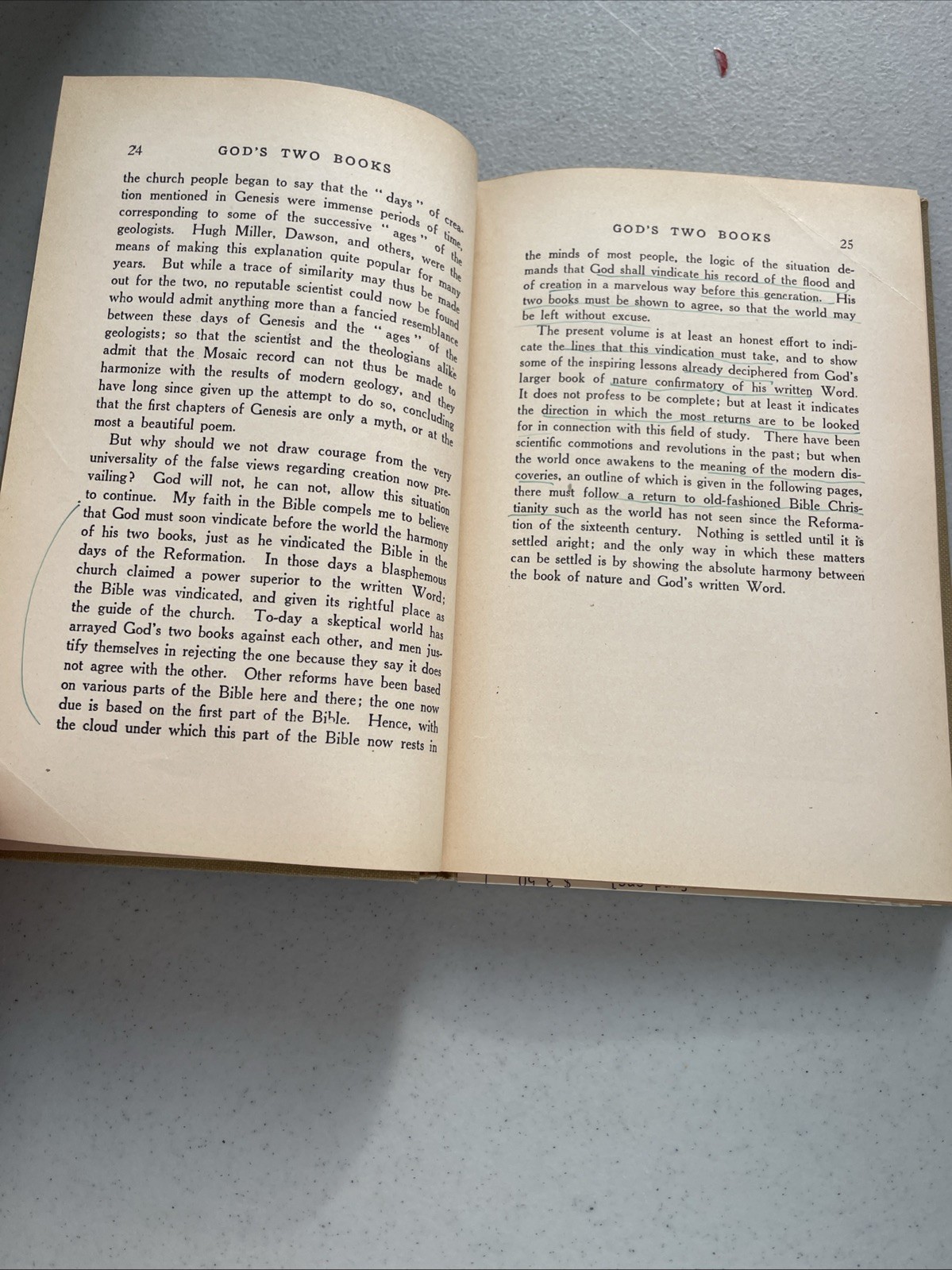 Two Books By George Price 1918 Underlining In The Book