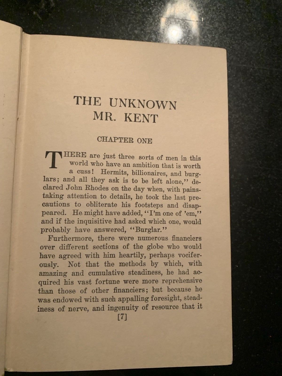 The Unknown Mr. Kent by Roy Norton 1916 First Edition antique Book