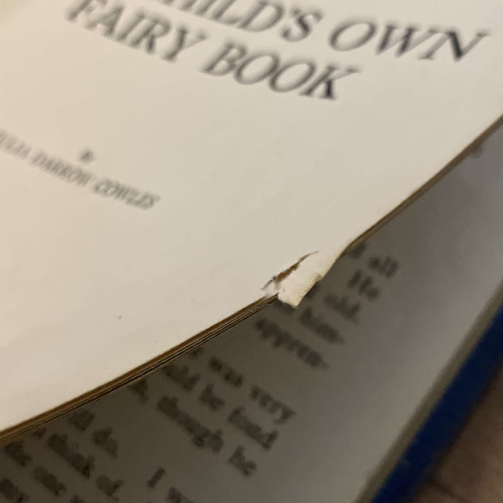 The Child’s Own Fairy Book Julia Darrow Cowles 1924 Antique Hardback