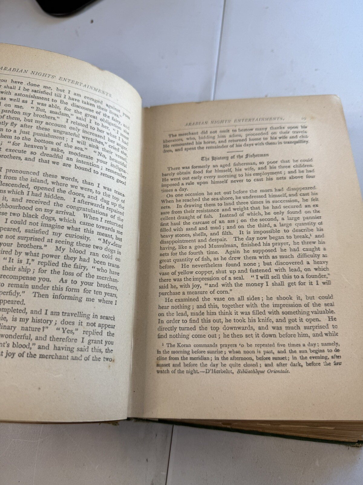 The Arabian Nights’ Entertainments” Frederick Warne c1890 Thousand & One Nights