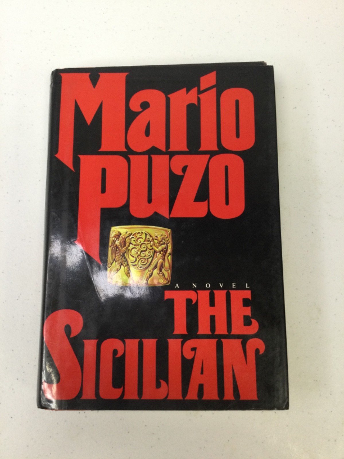 The Sicilian. Puzo. 1984 HCDJ, Signed, 1st Edition & Printing