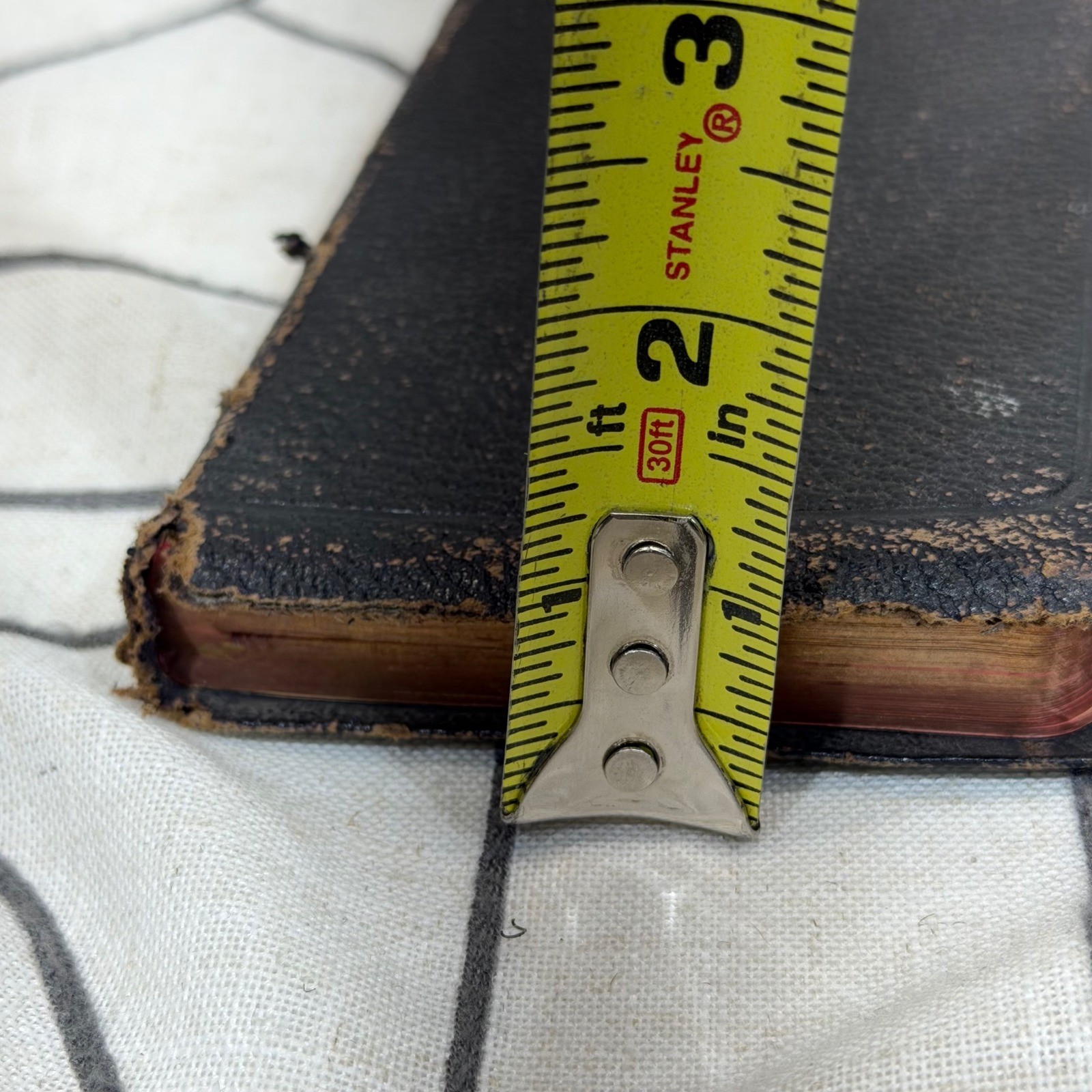 The Christian Herald New Testament 1900 Pocket Size Black Red Letter Edition