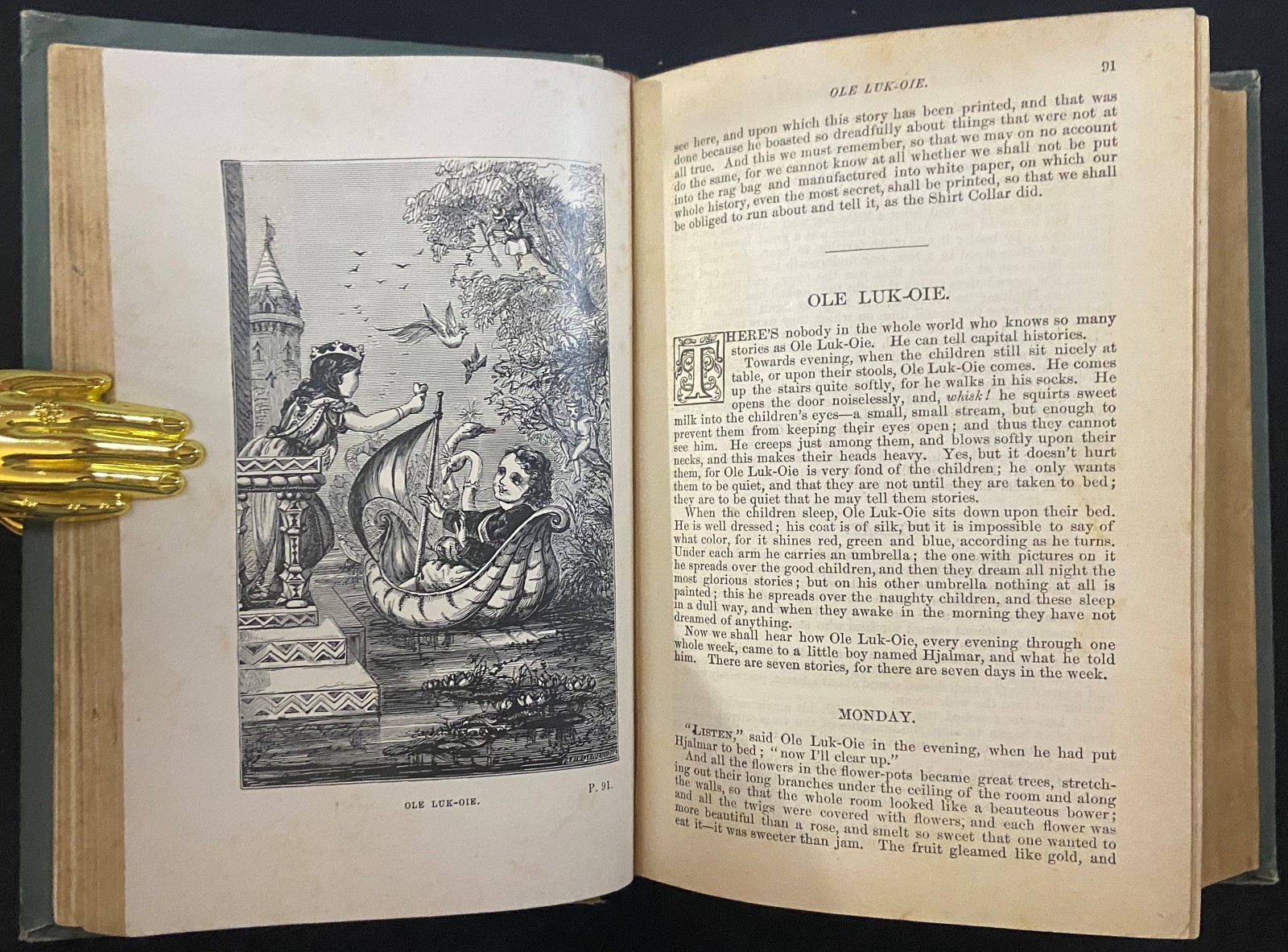 ANDERSEN’S FAIRY TALES Stories for the Household: Antique Victorian Book