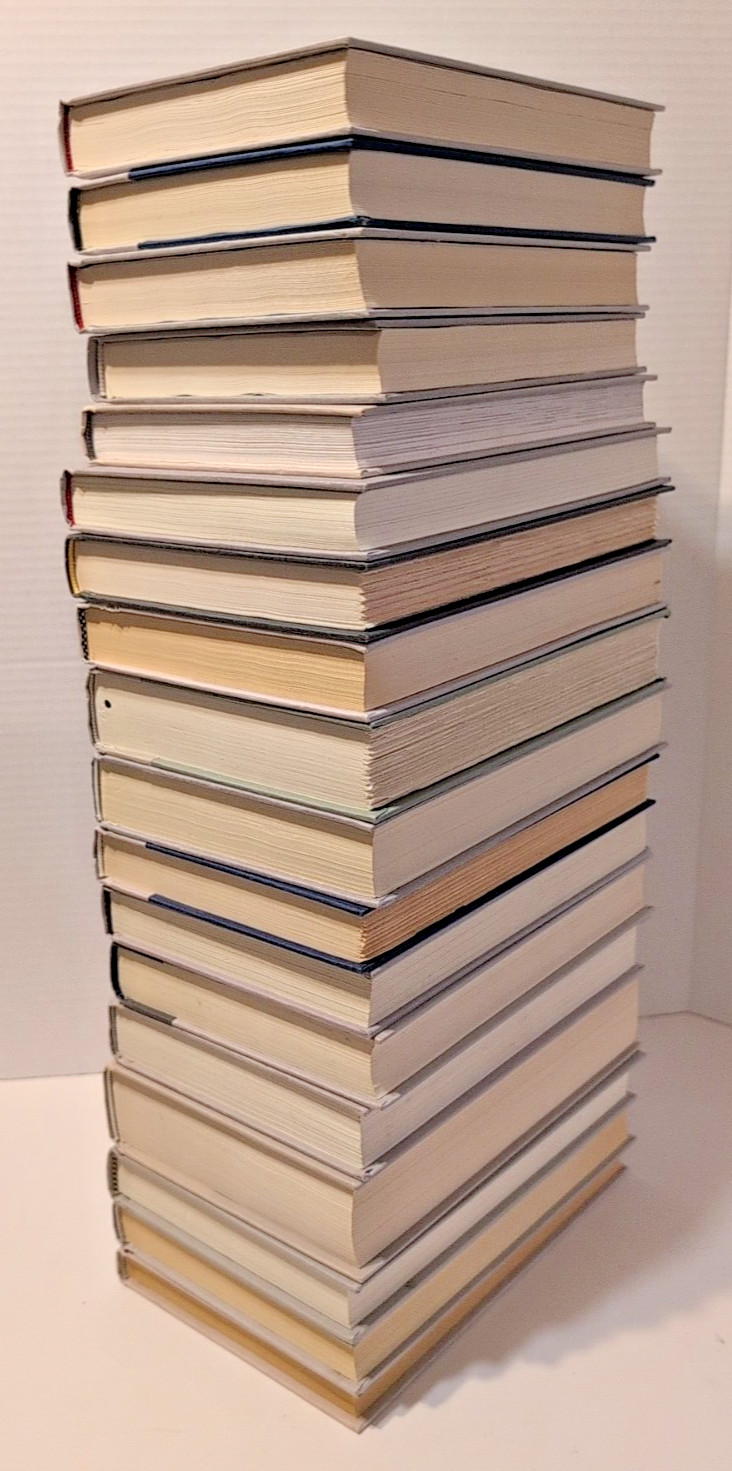 RANDOM Lot of 6 Hardcover GREY Shades Mix Silver Books Staging Prop Decor Modern
