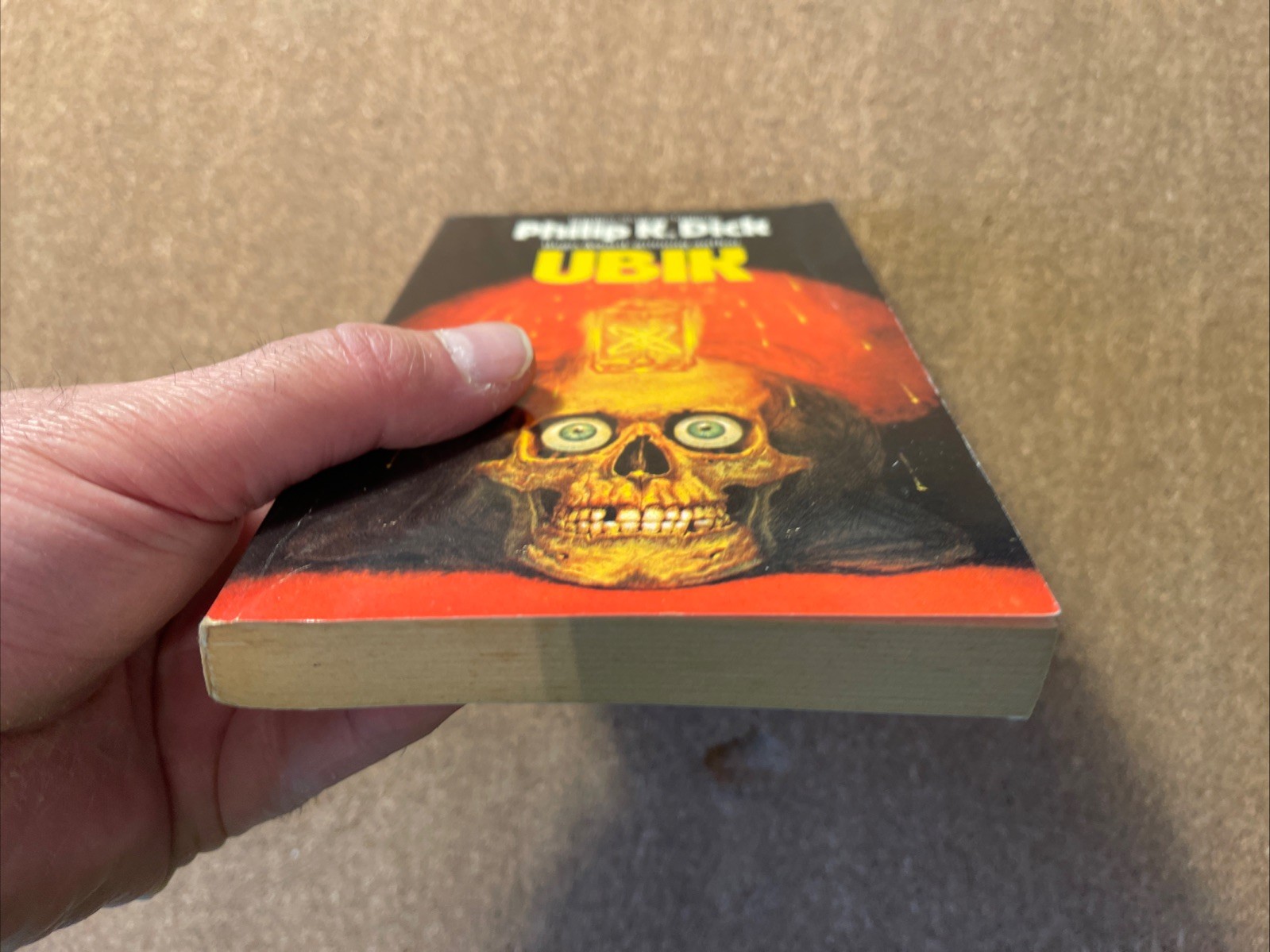 UBIK By Philip K. Dick, UK Paperback VGC 1984 Atomic Skull Cover
