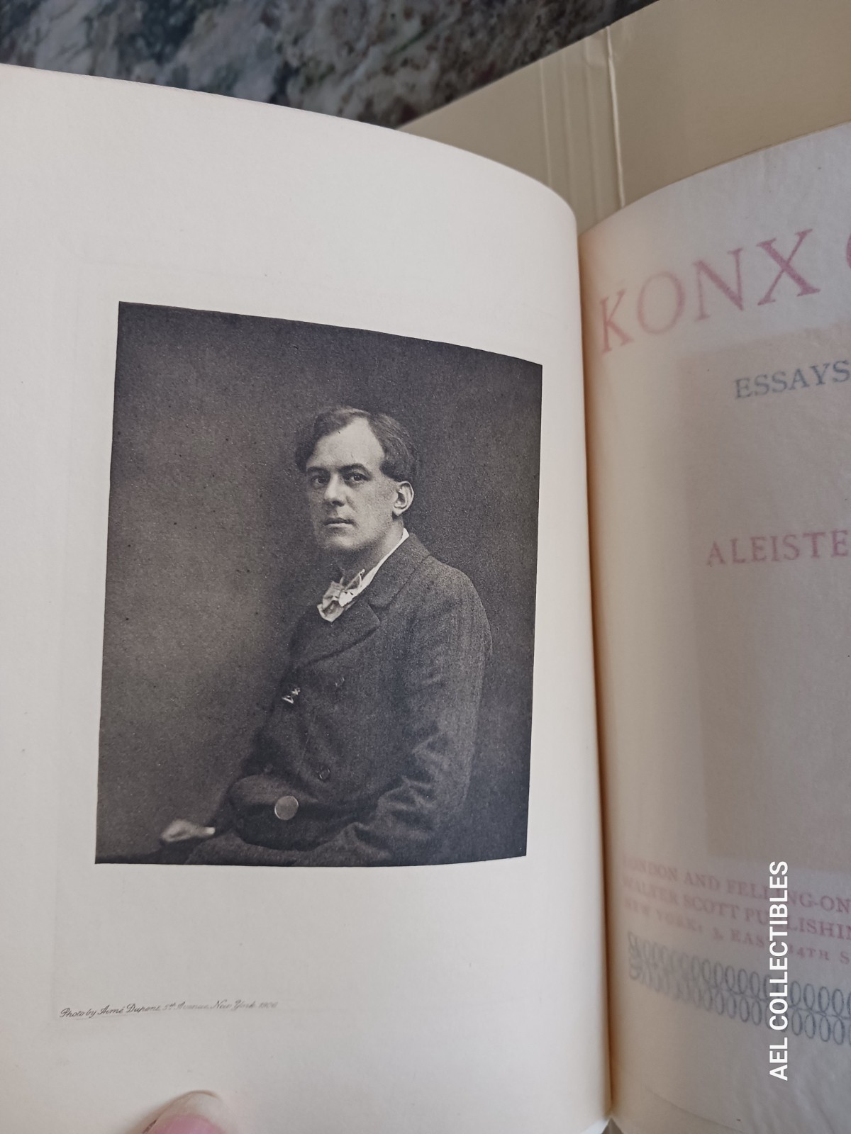 KONX OM PAX Aleister Crowley 1907 FIRST Occult Thelema Magick Alchemy 4TH SALE!