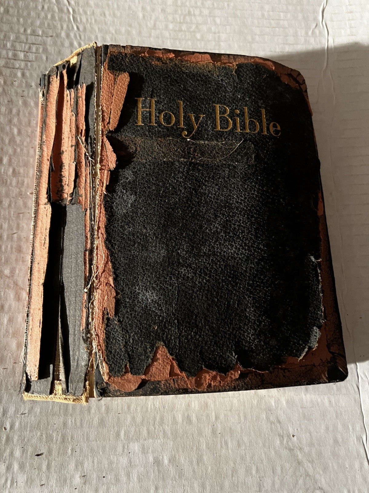 1920s Holy Bible Words of Life Edition Winston Co. Antique Worn Condition