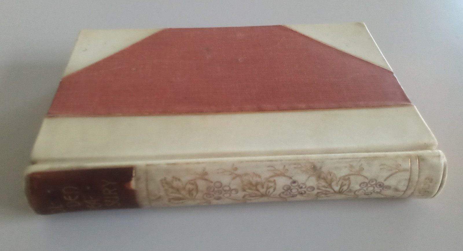 1902 HALF VELLUM PALGRAVE GOLDEN TREASURY FINE BINDING ENGLISH SONGS POETRY BOOK