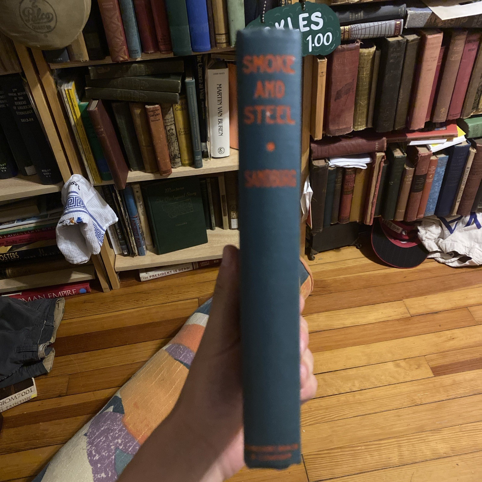 Signed By Carl Sandburg, First Edition Smoke And Steel