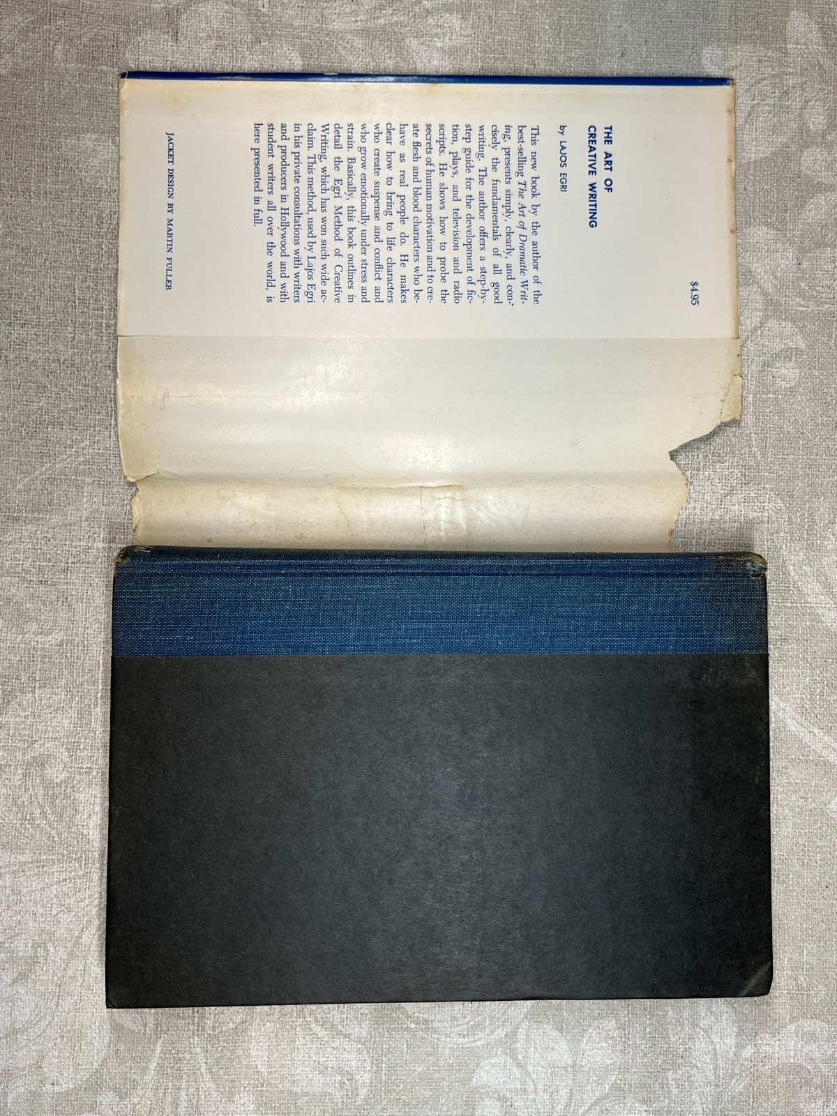 1965 The Art of Creative Writing Signed by Lajos Egri 1st Ed The Citadel Press