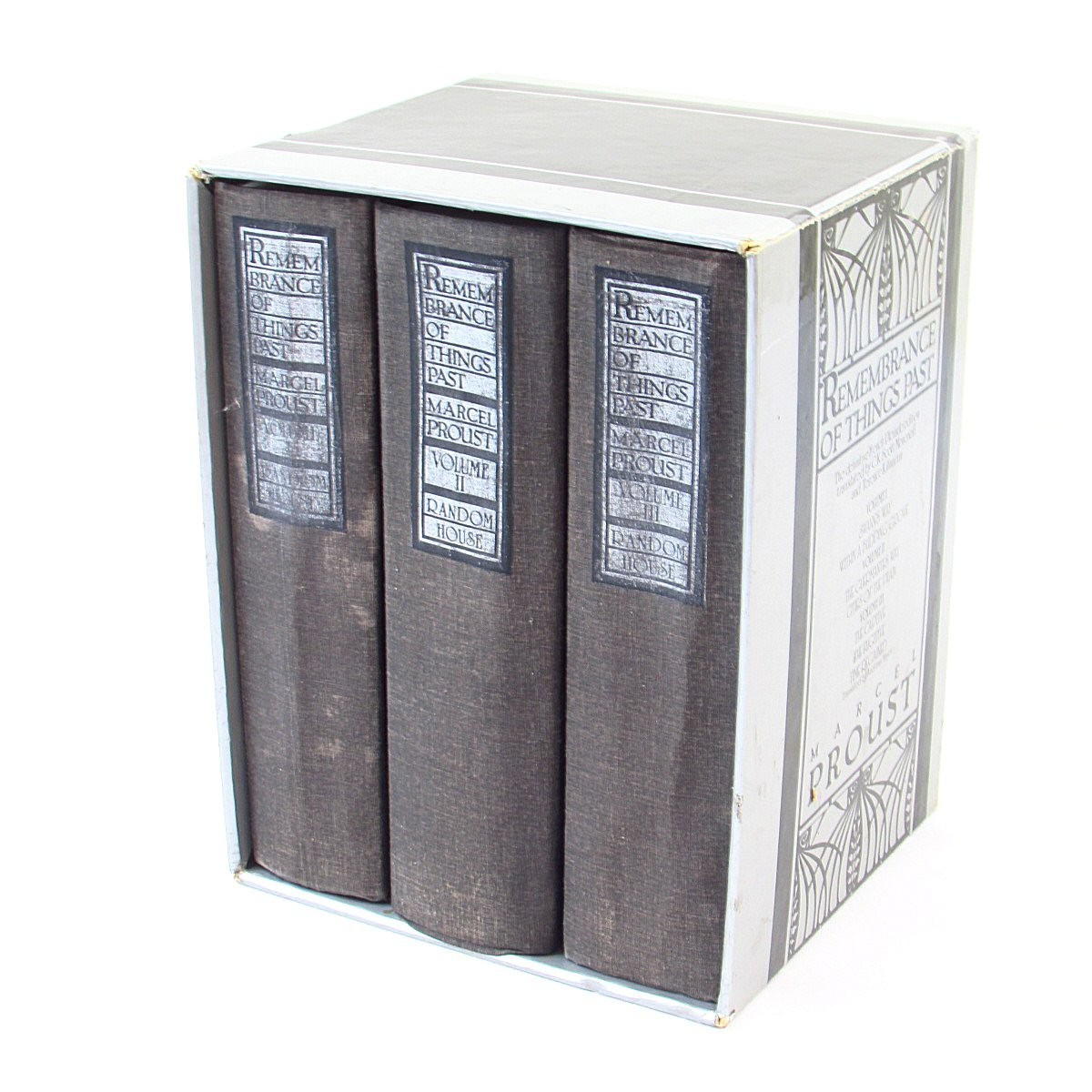 Remembrance of Things Past Marcel Proust 1981 3-Volume Random House HC Box Set