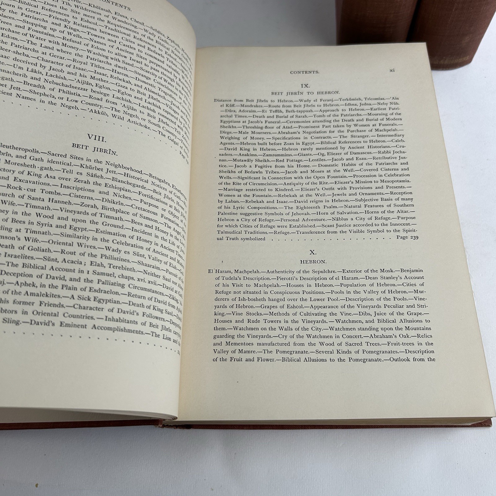 The Land And The Book Vol. I II & III 1880-1185 W.M. Thomson Antique Religion