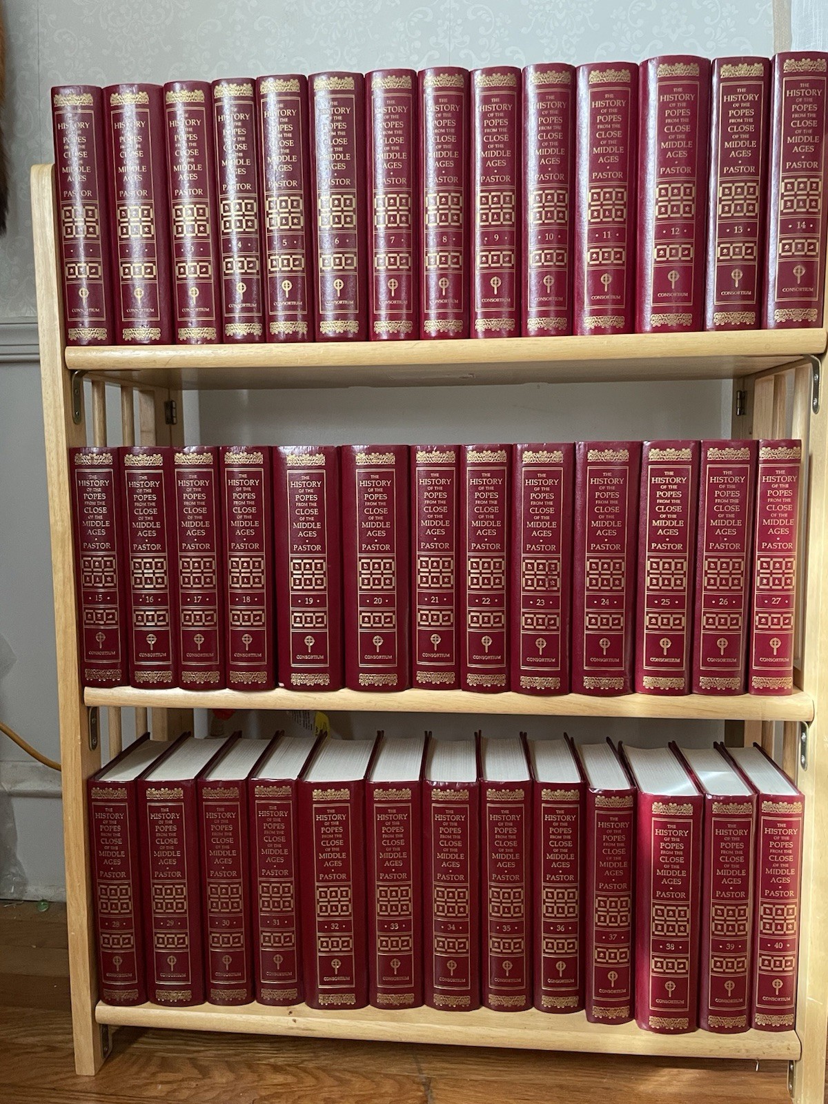 The History Of The Popes From The Close Of The Middle Ages Pastor Complete 40 V.