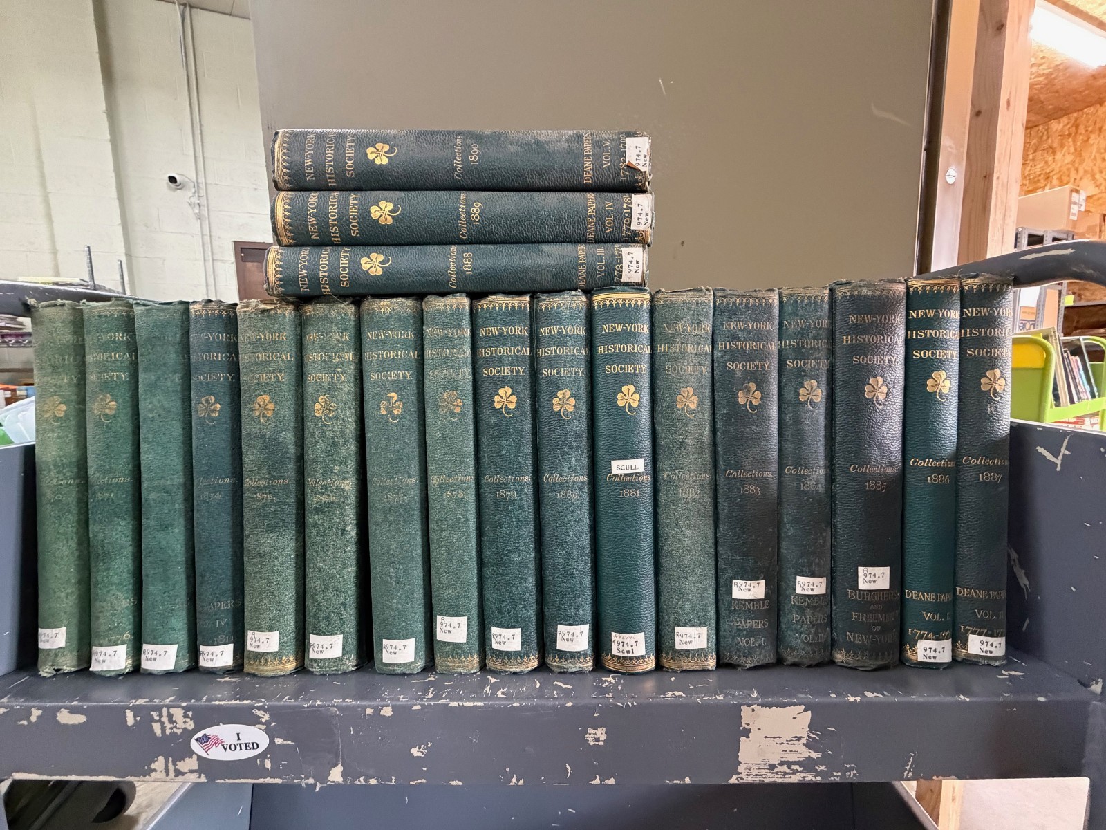 New York Historical Society Collections, Lot of 20, 1870-1890, Missing 1872