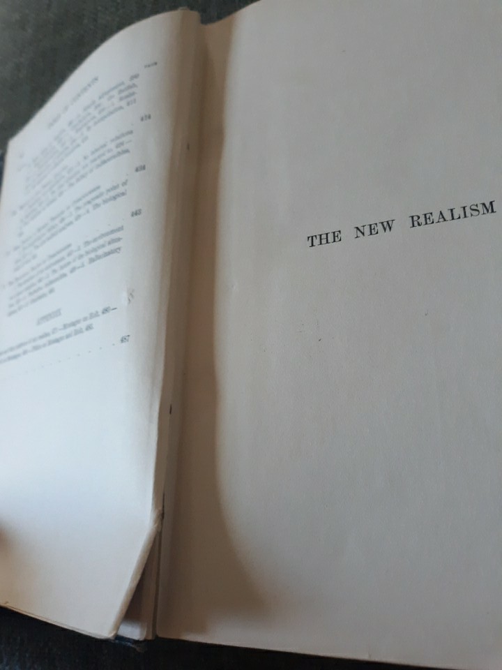 2 Vintage Philosophy Books-The New Realism + Eng. & Am. Phil. Since 1800 X-lib.