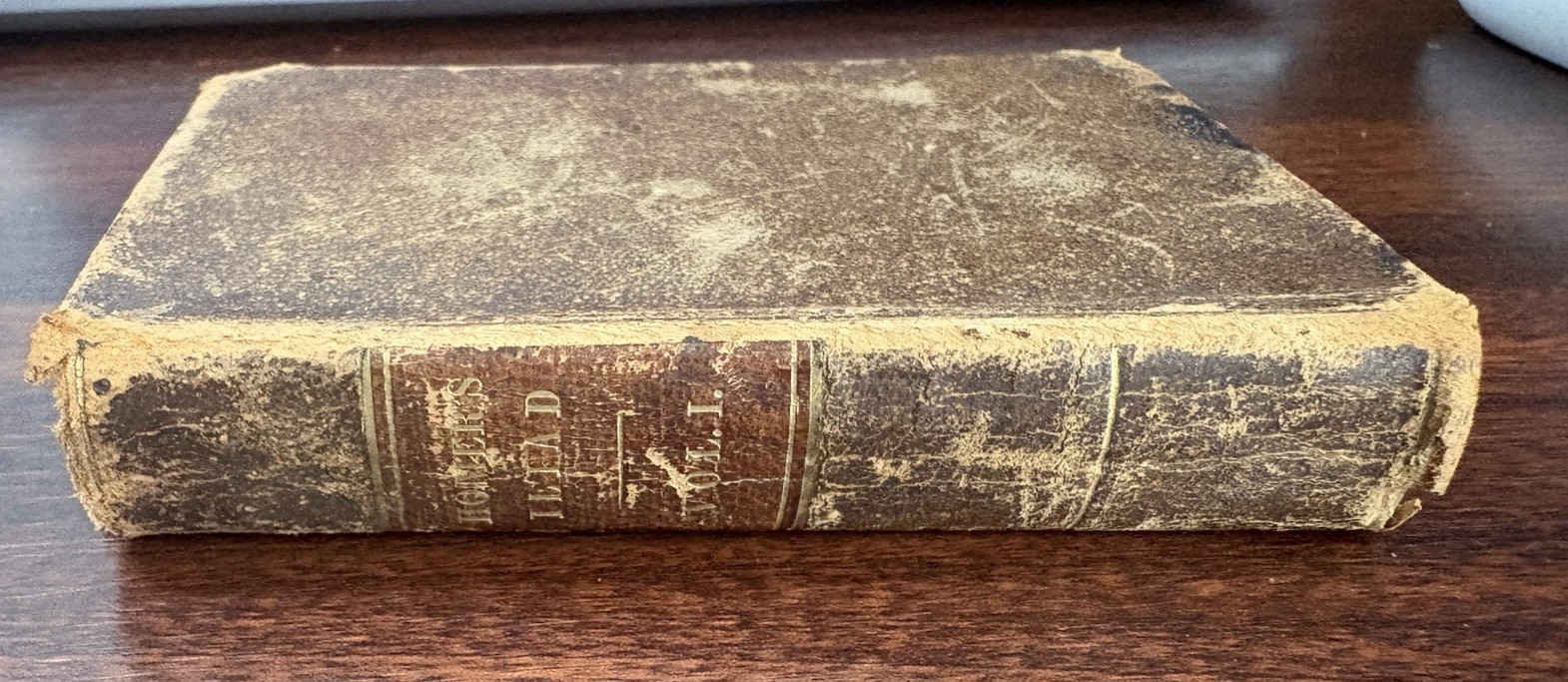 The ILIAD OF HOMER Vol I – 1839 Alexander Pope – Philadelphia Pomeroy Hardcover