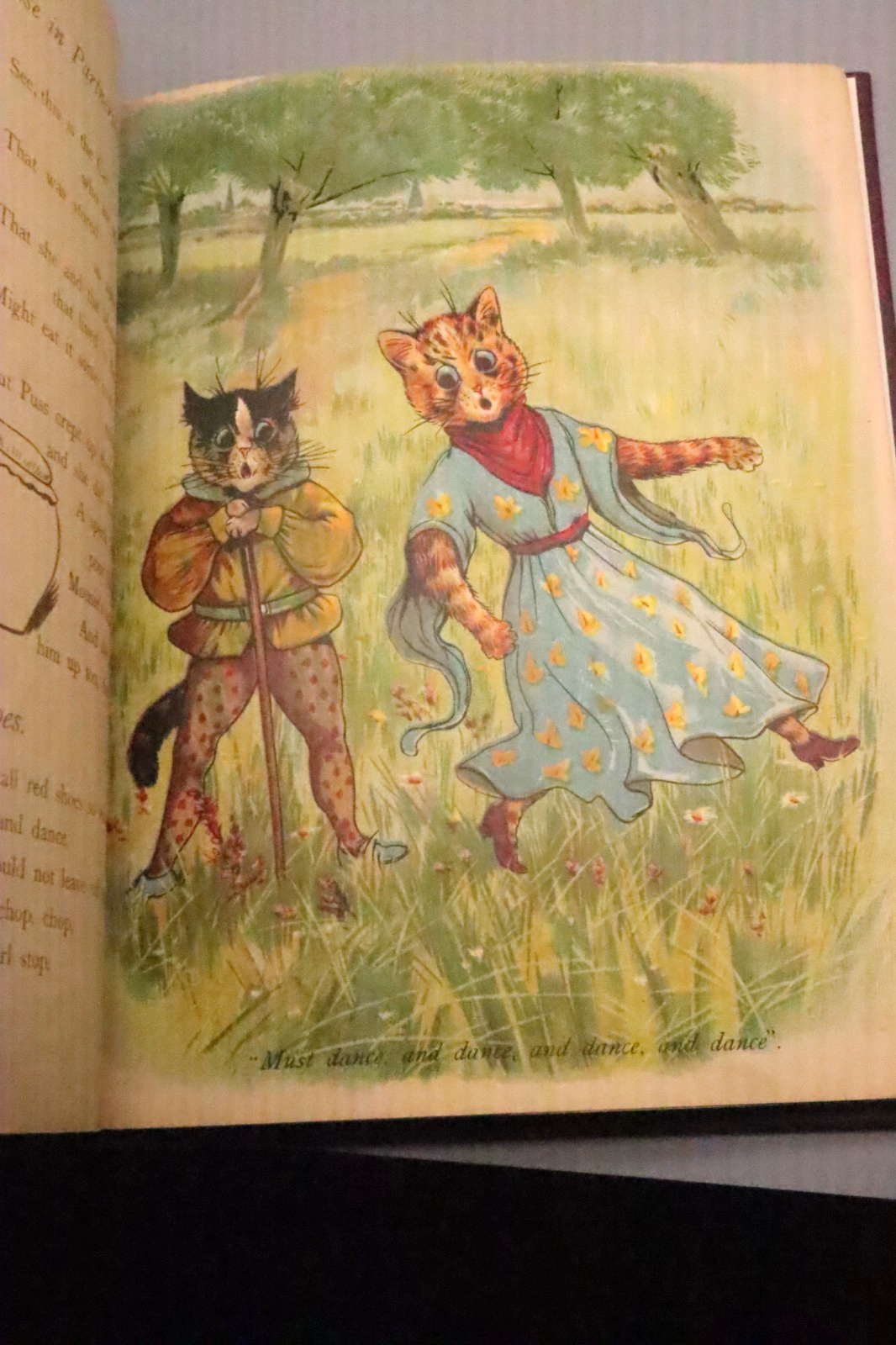 Louis Wain Cat Illustrations Fairy Tales Raphael Tuck Book c1900 Rare Children’s