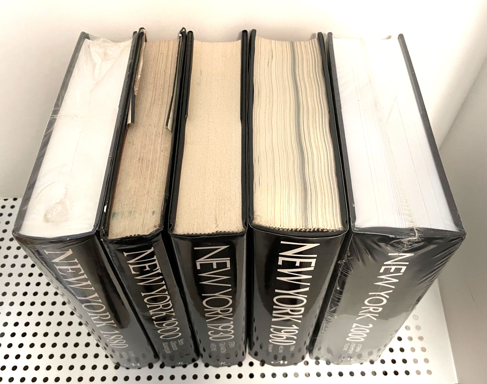 NEW YORK 1880-1900-1930-1960-2000 Architecture History FIVE Volumes by STERN