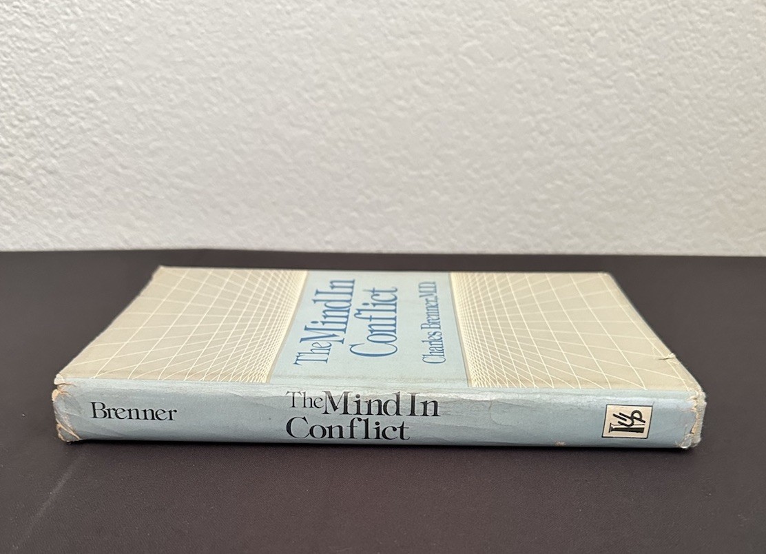 The Mind in Conflict Charles Brenner 1983 HC DJ Psychoanalysis VG Ego Psychology