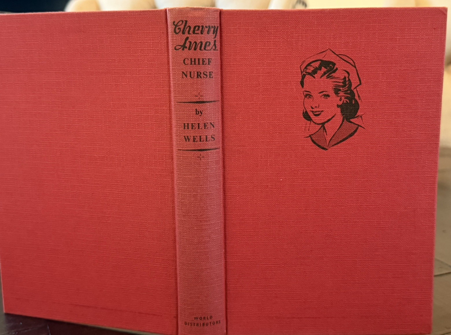Cherry Ames Chief Nurse by Helen Wells Hardcover DJ 1957 UK edition