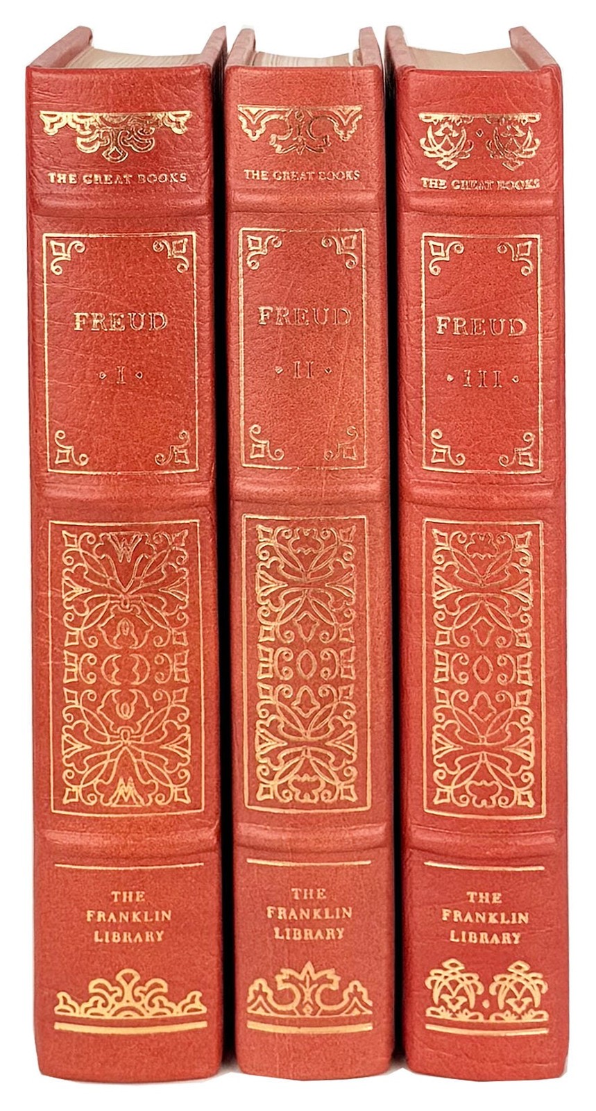 The Major Works of Sigmund Freud (3 Vols) / Limited Edition / Franklin, 1981