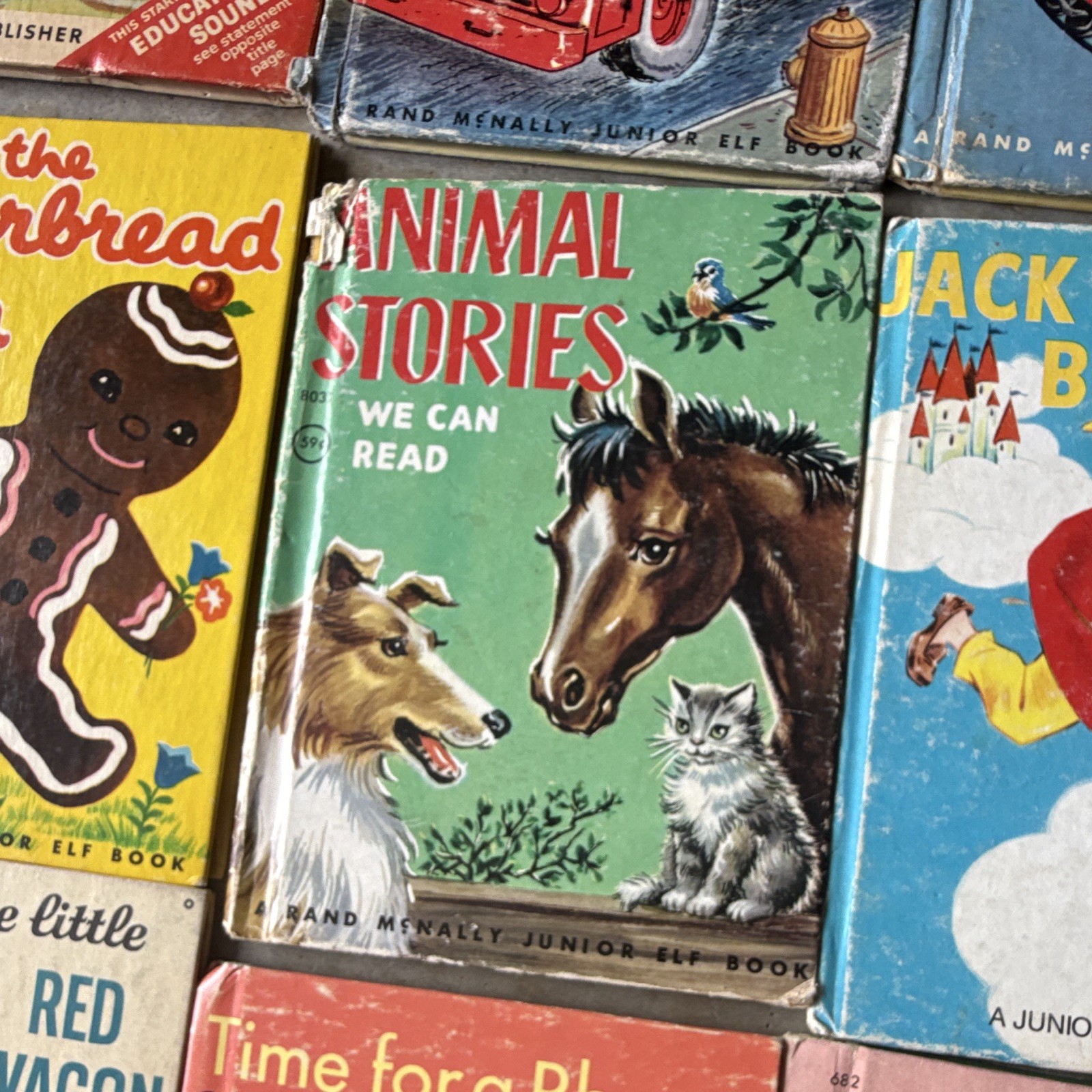 Vintage (18) Lot Rand McNally Junior Elf children Books