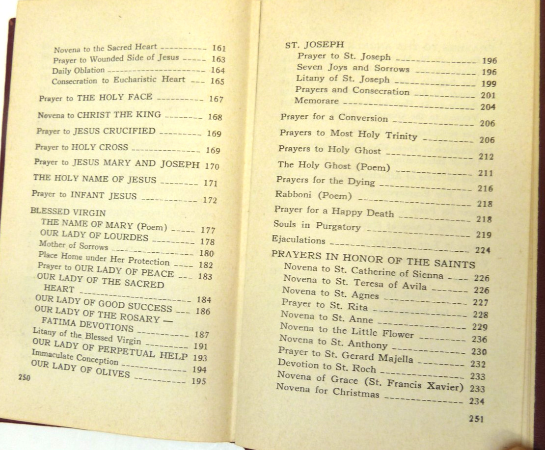 1947 Catholic WATER FROM THE FOUNTAINS OF THE PRECIOUS BLOOD, HB, Pocket Size