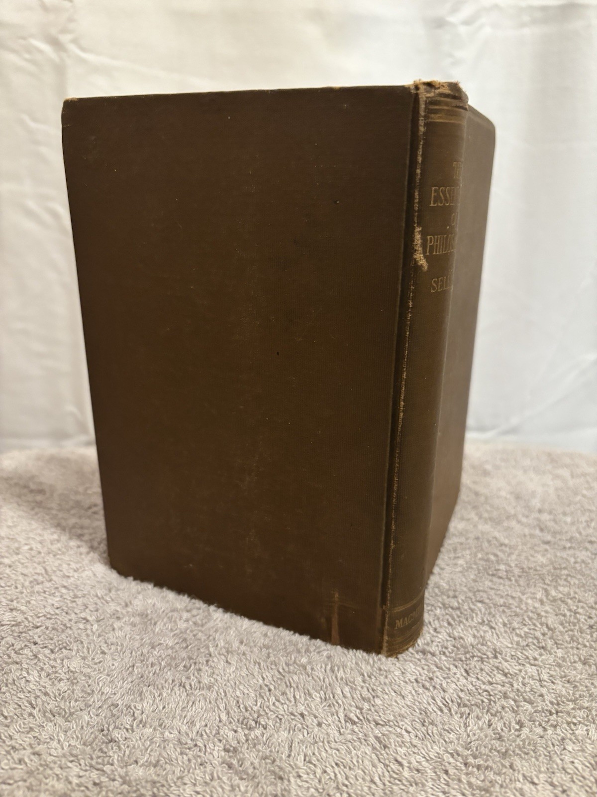 R W Sellars The Essentials Of Philosophy Hardcover 1917 Antique Vintage McMillan