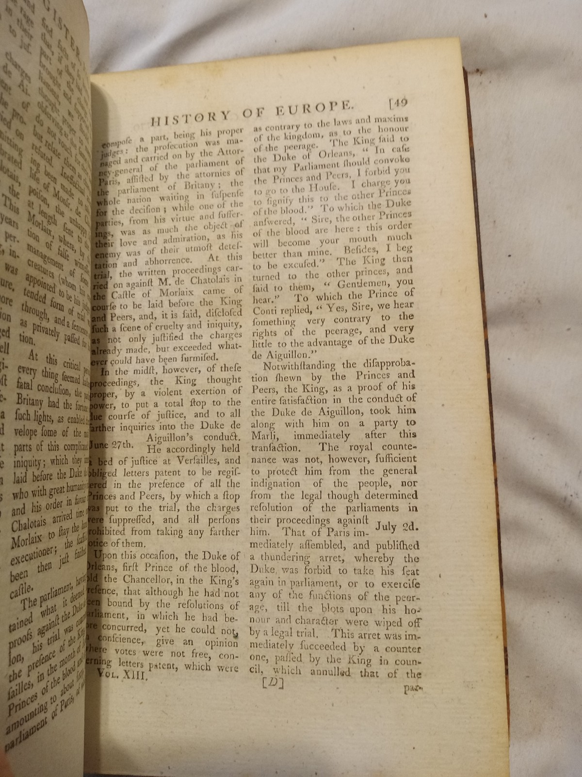 The Annual Register For The Year 1770 History Politics And Literature