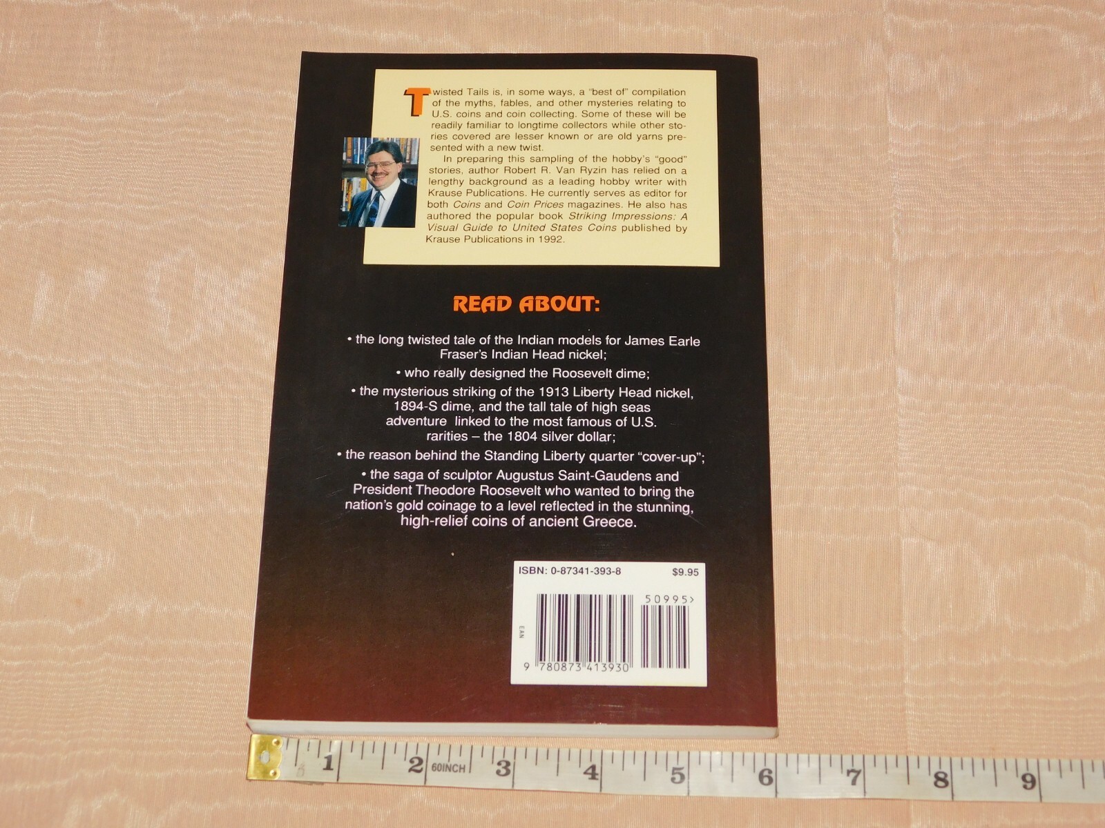 VINTAGE COIN BOOK 1995 TWISTED TAILS US COIN HISTORY by ROBERT VAN RYZIN