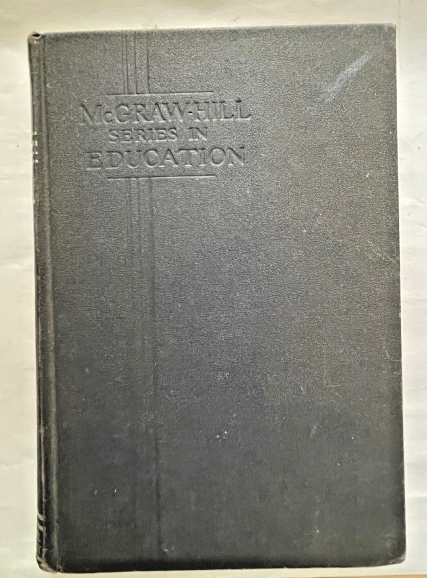 1939 Education Textbook Principles of Unit Construction 1st Ed McGraw Hill