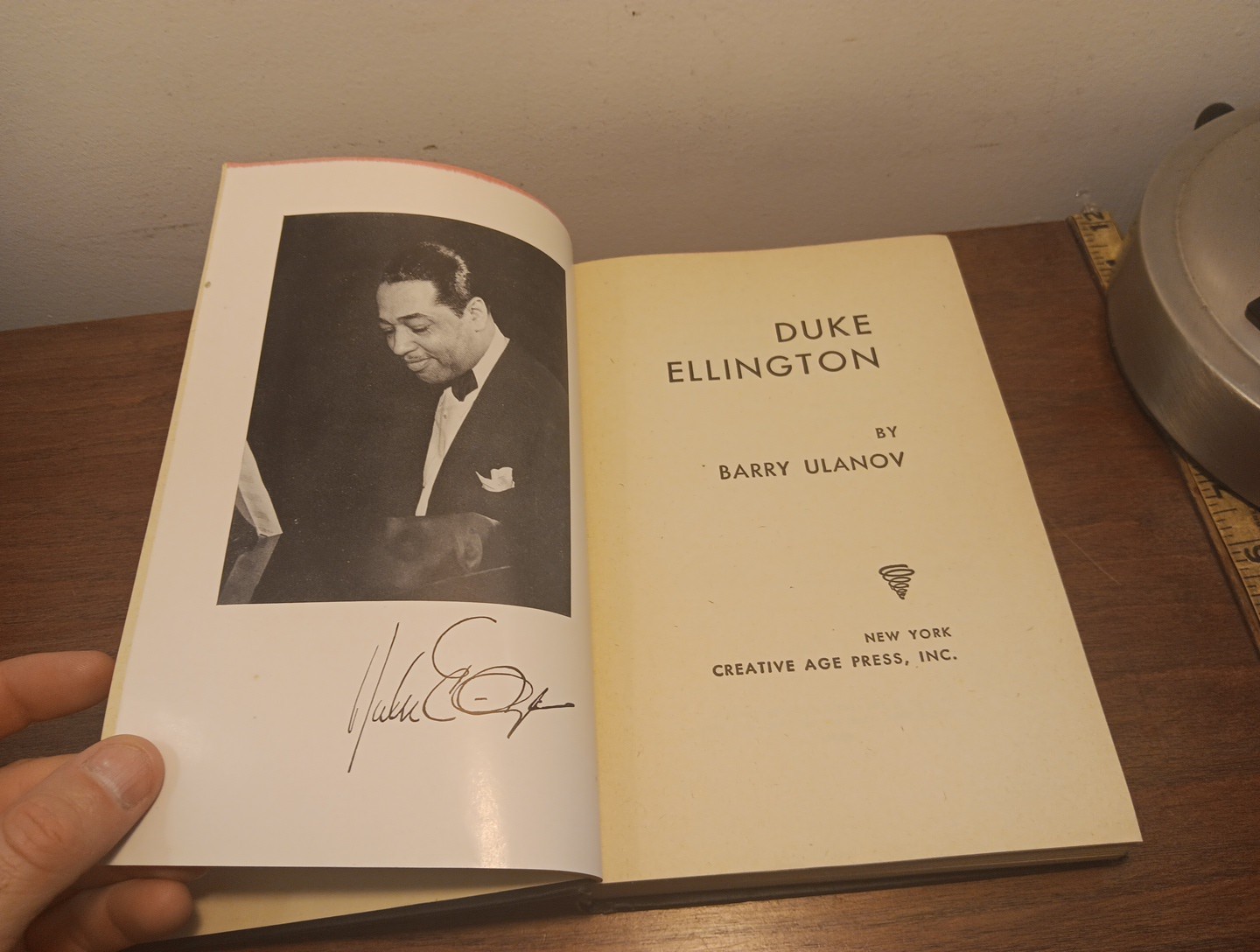 Duke Ellington, by Barry Ulanov. Hardcover, Creative Age Press, 1946