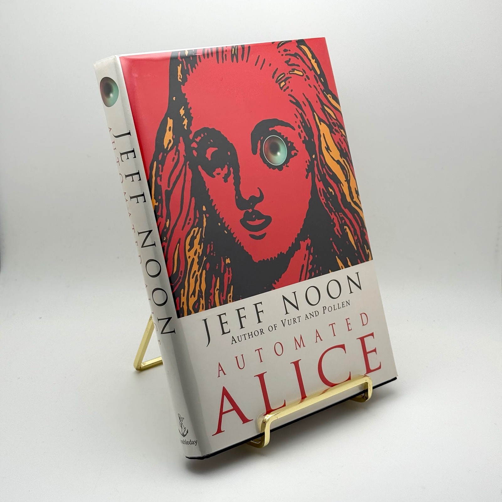 SIGNED – Automated Alice by Jeff Noon – 1st Ed HC 1996 + Proof Copy Lot ARC