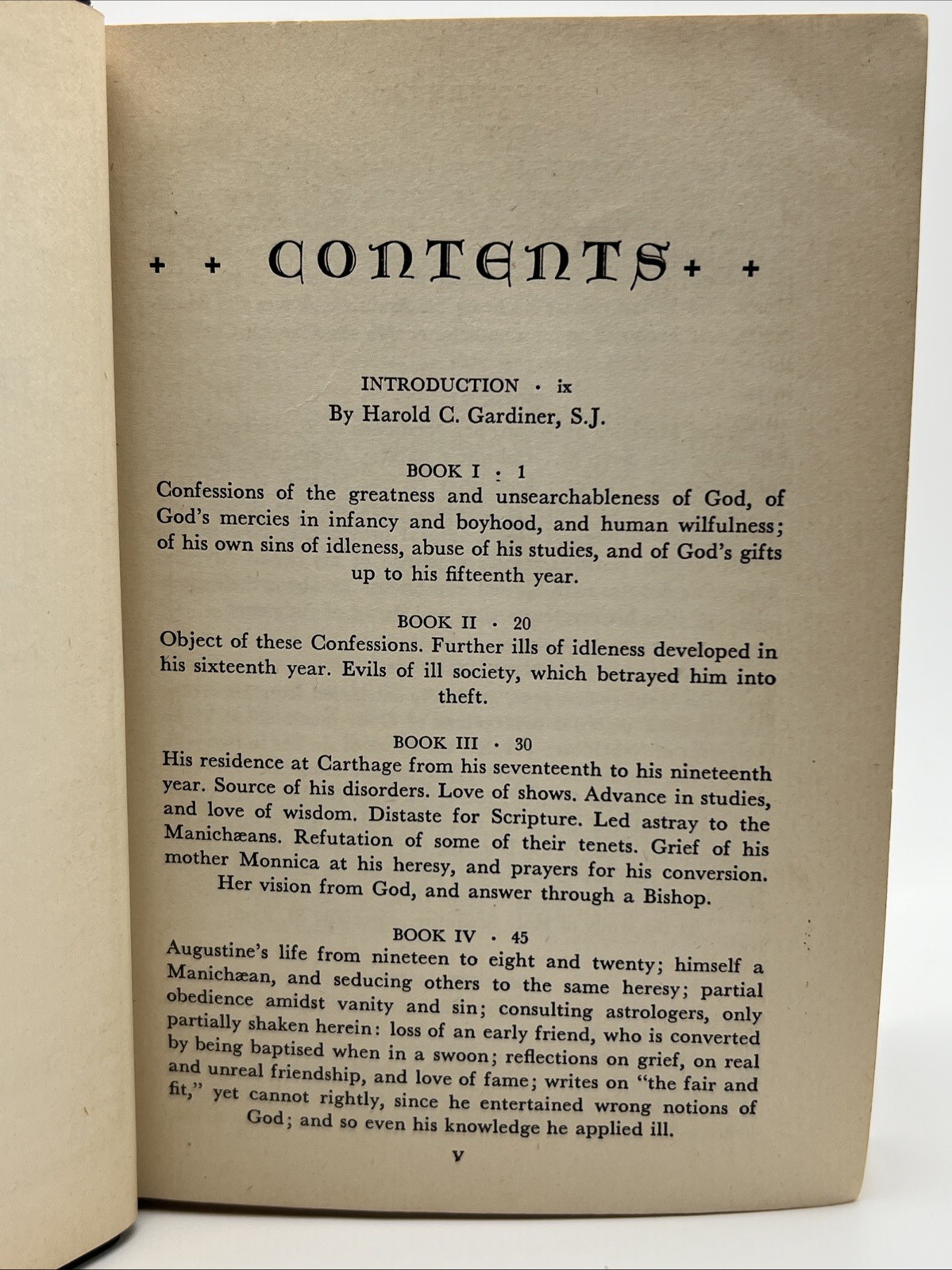 Confessions of St Augustine 1951 Pocket Books Hardcover Ex Lib Vintage