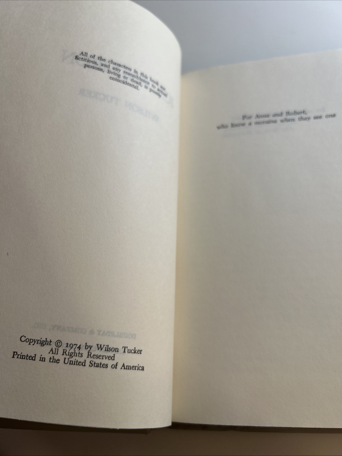 WILSON TUCKER Ice and Iron 1974 VTG Science Fiction 2908