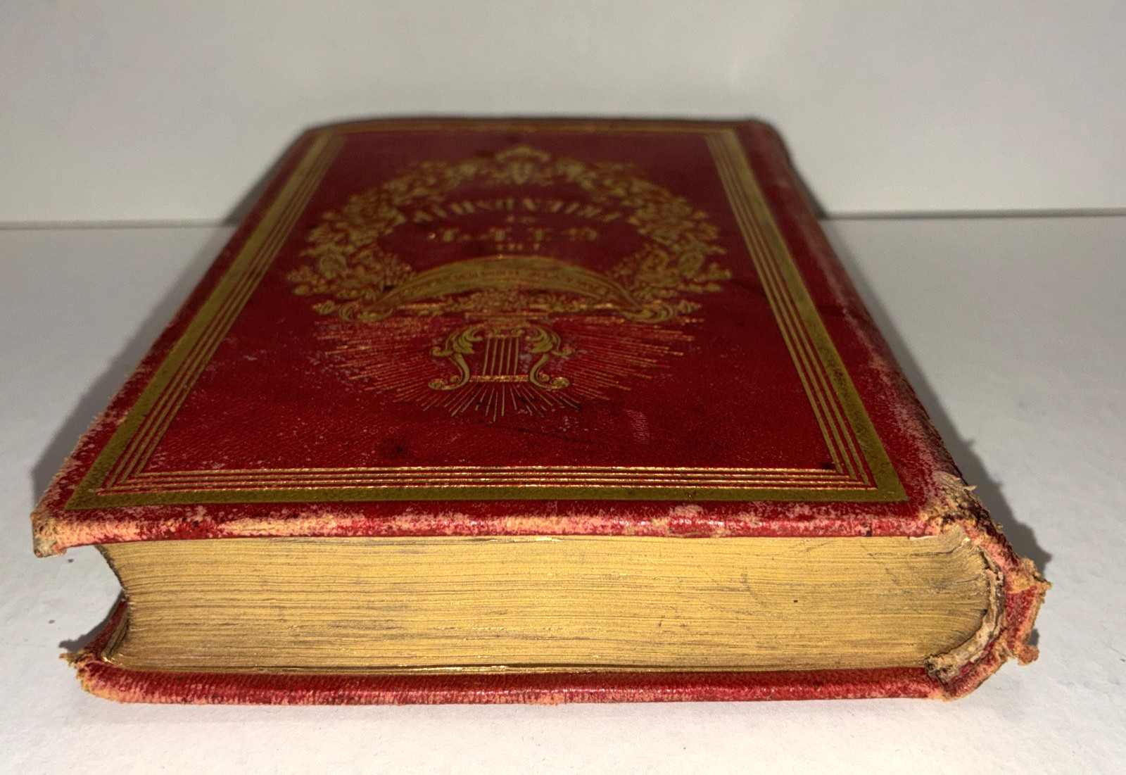 1851 The Gift of Friendship Rare Illustrated Gift Book HC