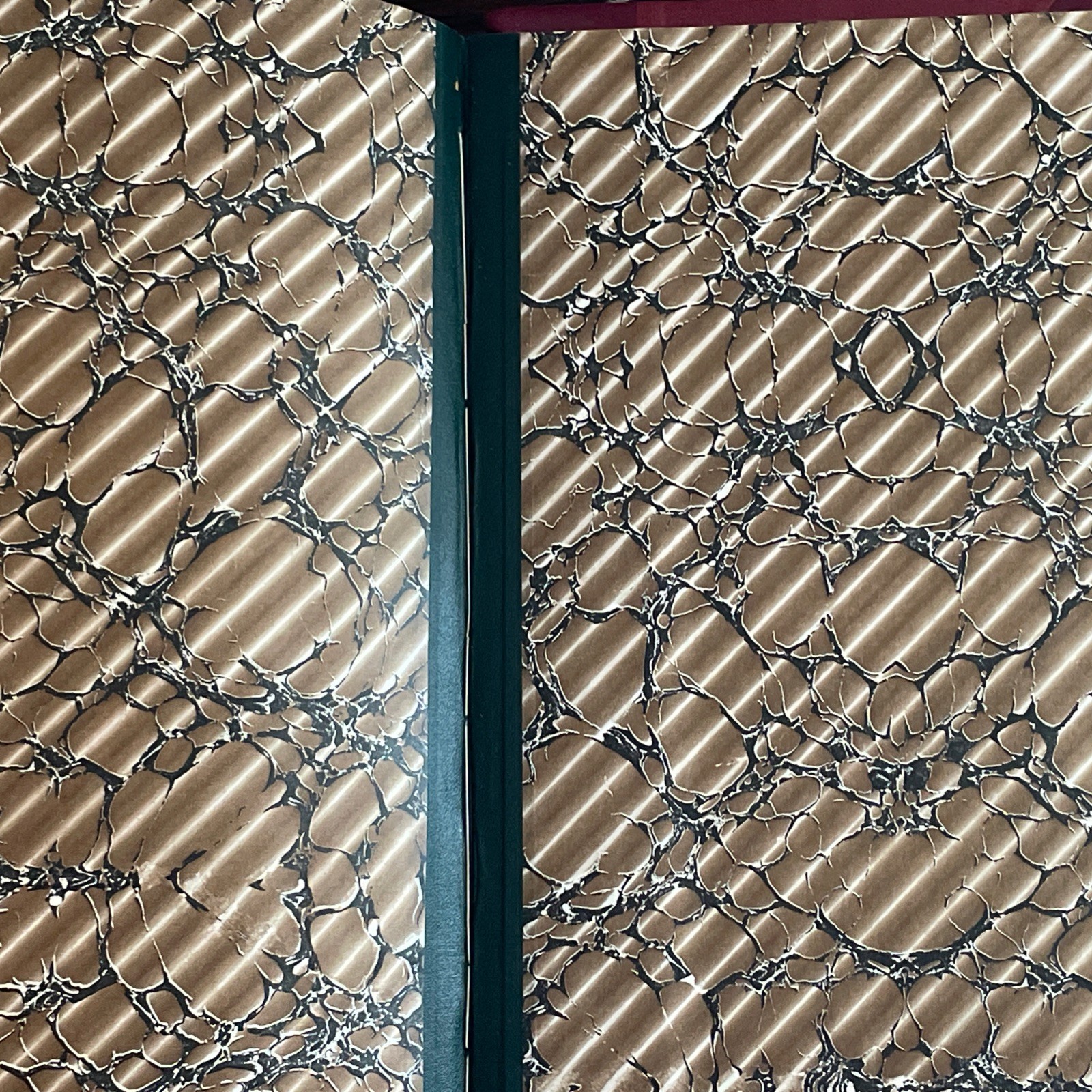 Vintage Bespoke Leather Ledger 6KG Oversized A to Z Barrow Printing Co UNUSED