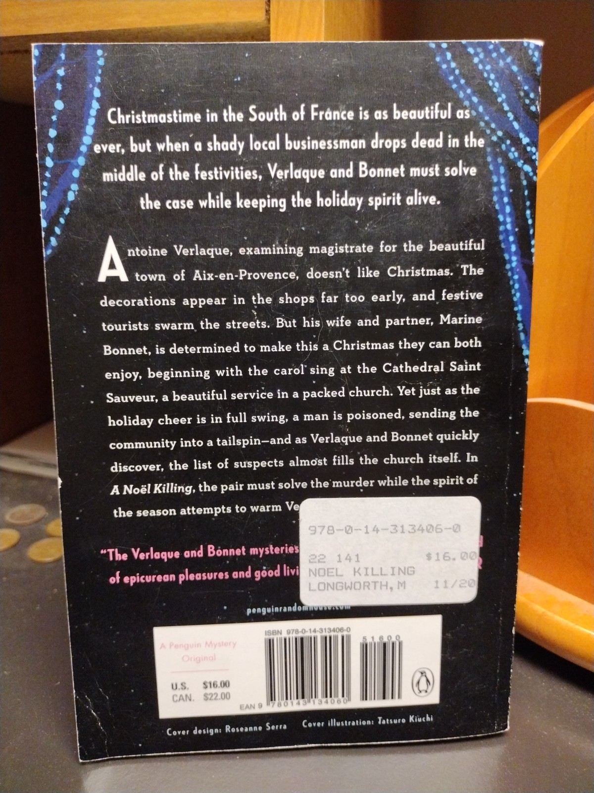 A Noel Killing A Provencal Mystery M.L. Longworth Penguin Books 2019