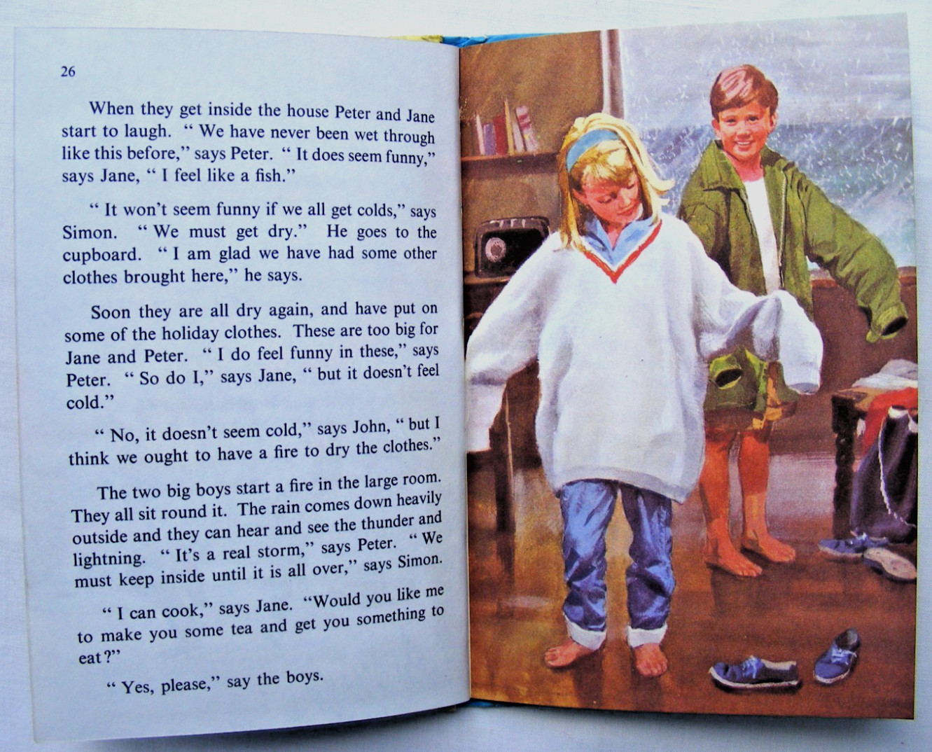 Vintage Ladybird Book – 10a Adventure on the island-Key Words-VGC +FREE COVER+