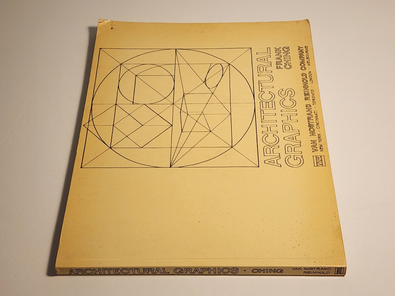 Vintage Book Architectural Graphics Frank Ching 1975 Softcover