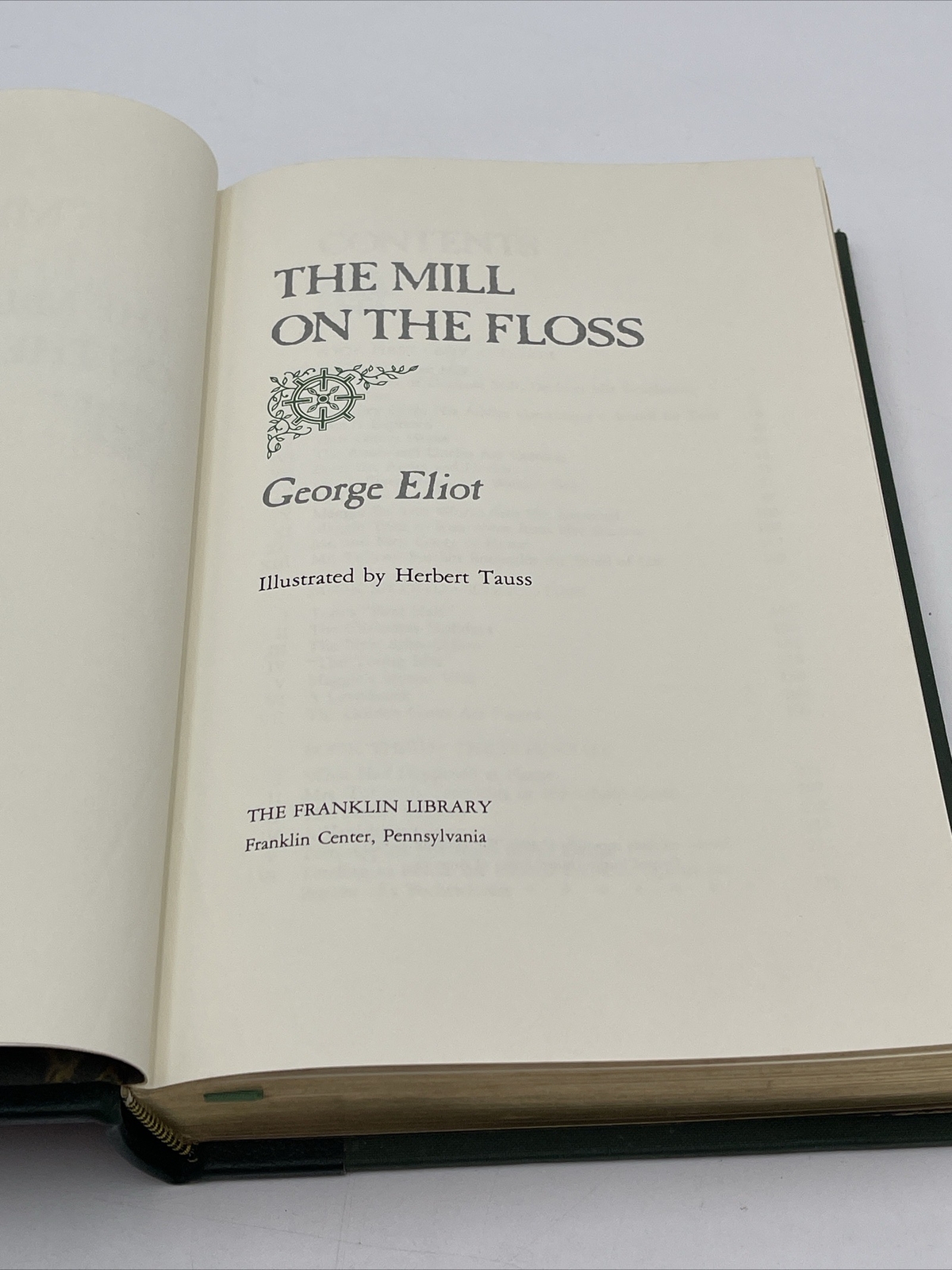 The Mill on The Floss George Eliot 1981 Hardcover Franklin Library EUC
