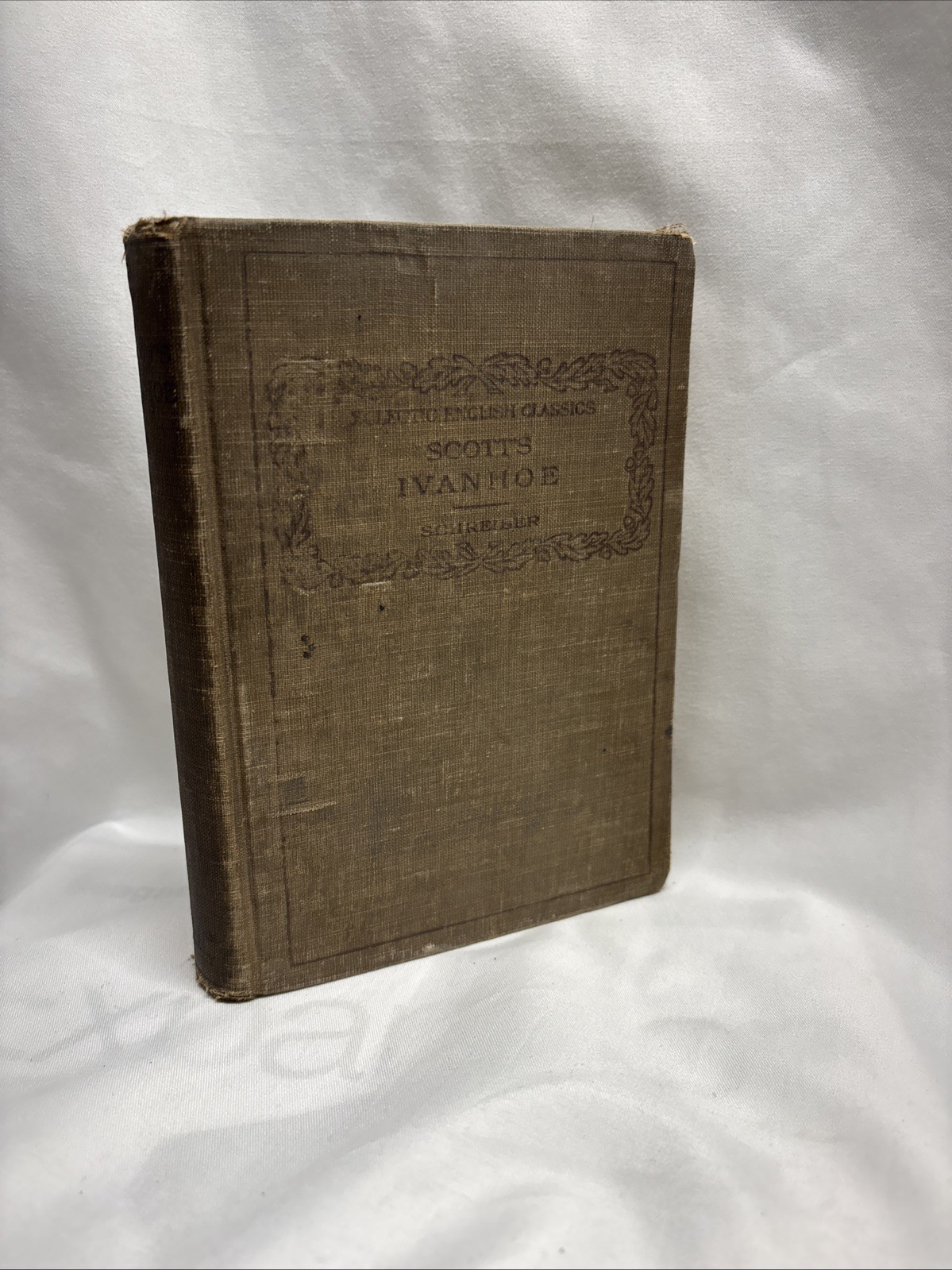 Ivanhoe Sir Walter Scott Book 1899 Schreiber American Book Co. Vtg