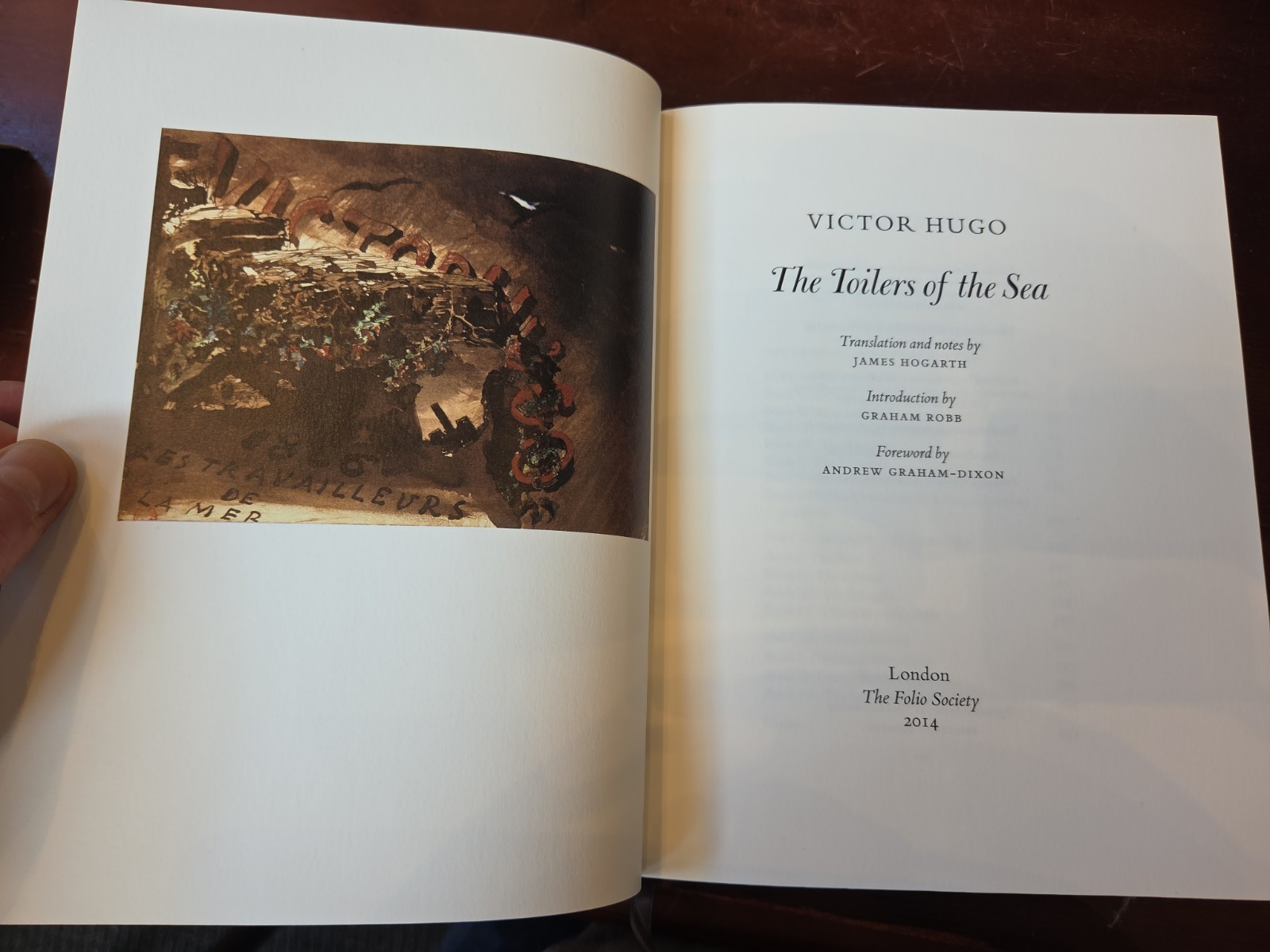 Toilers of the Sea – Victor Hugo – Folio Society – 2014 Limited #1130