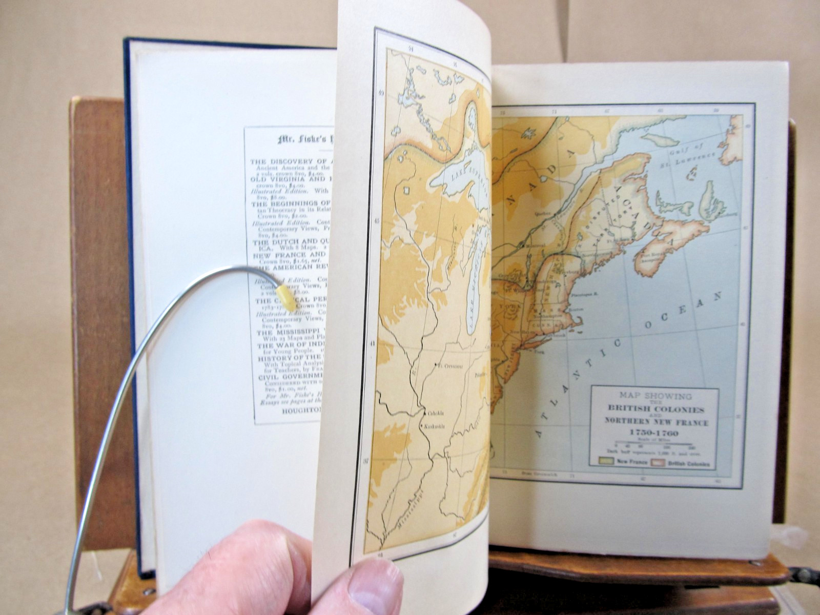 New France and New England by John Fiske 1902 First Edition