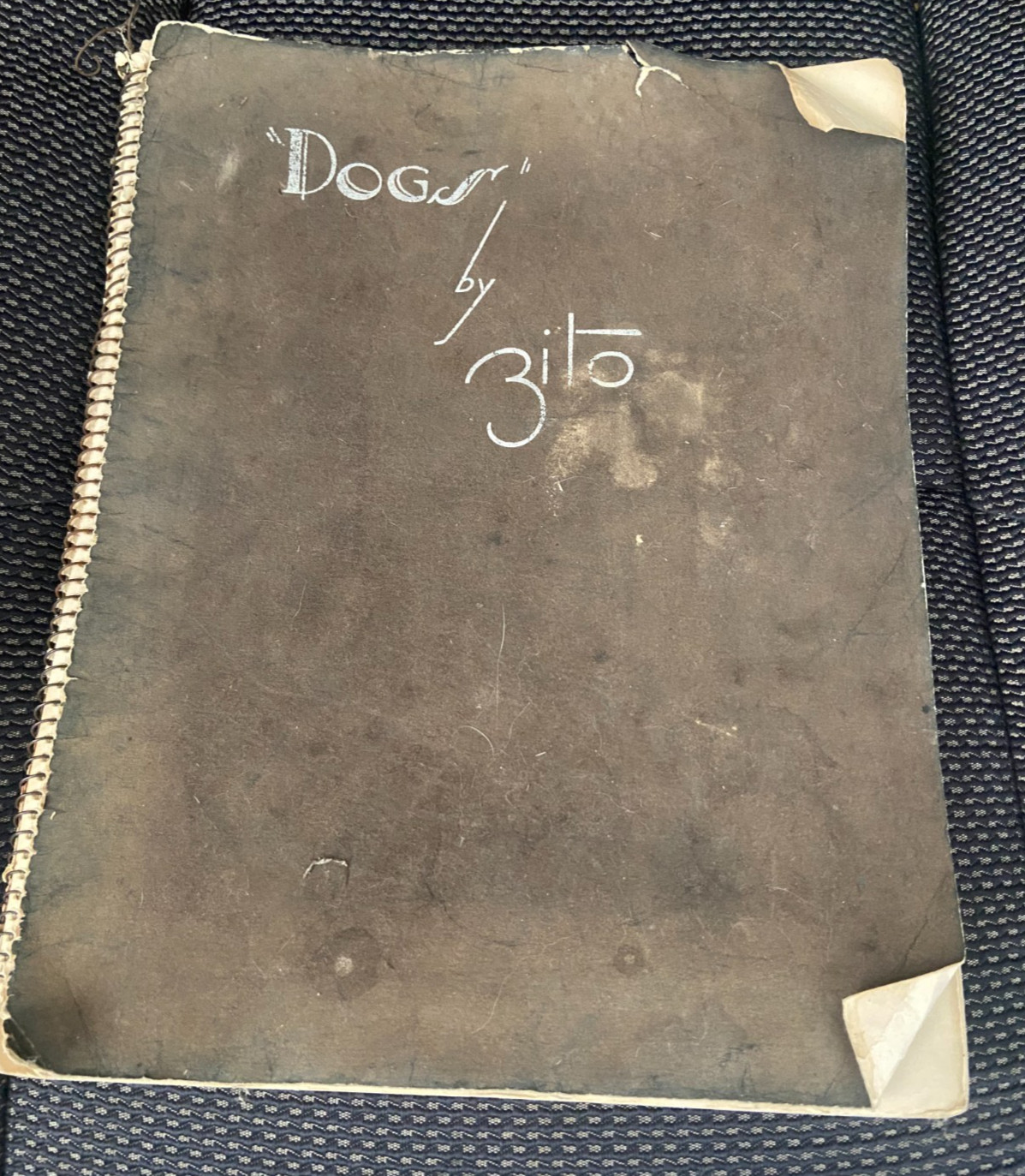 Original 1935 First Edition “DOGS” by ZITO – Spiral Bound Soft Cover Book